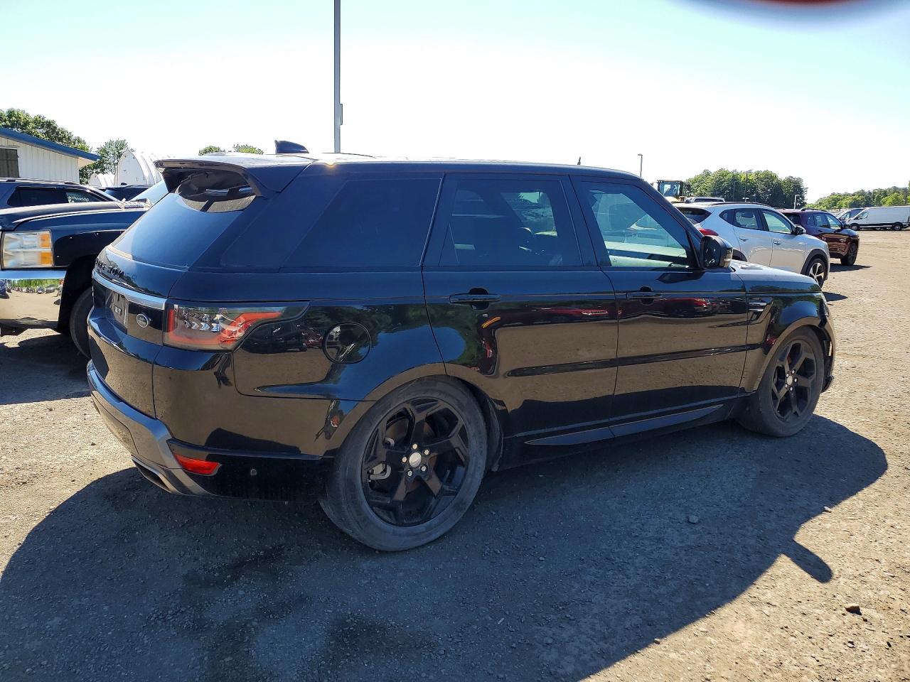 2018 Land Rover Range Rover Sport Hse Black vin: SALWR2RK6JA185546