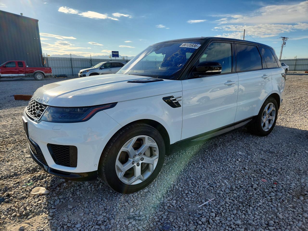 2019 Land Rover Range Rover Sport Hse Белый vin: SALWR2RU9KA873396