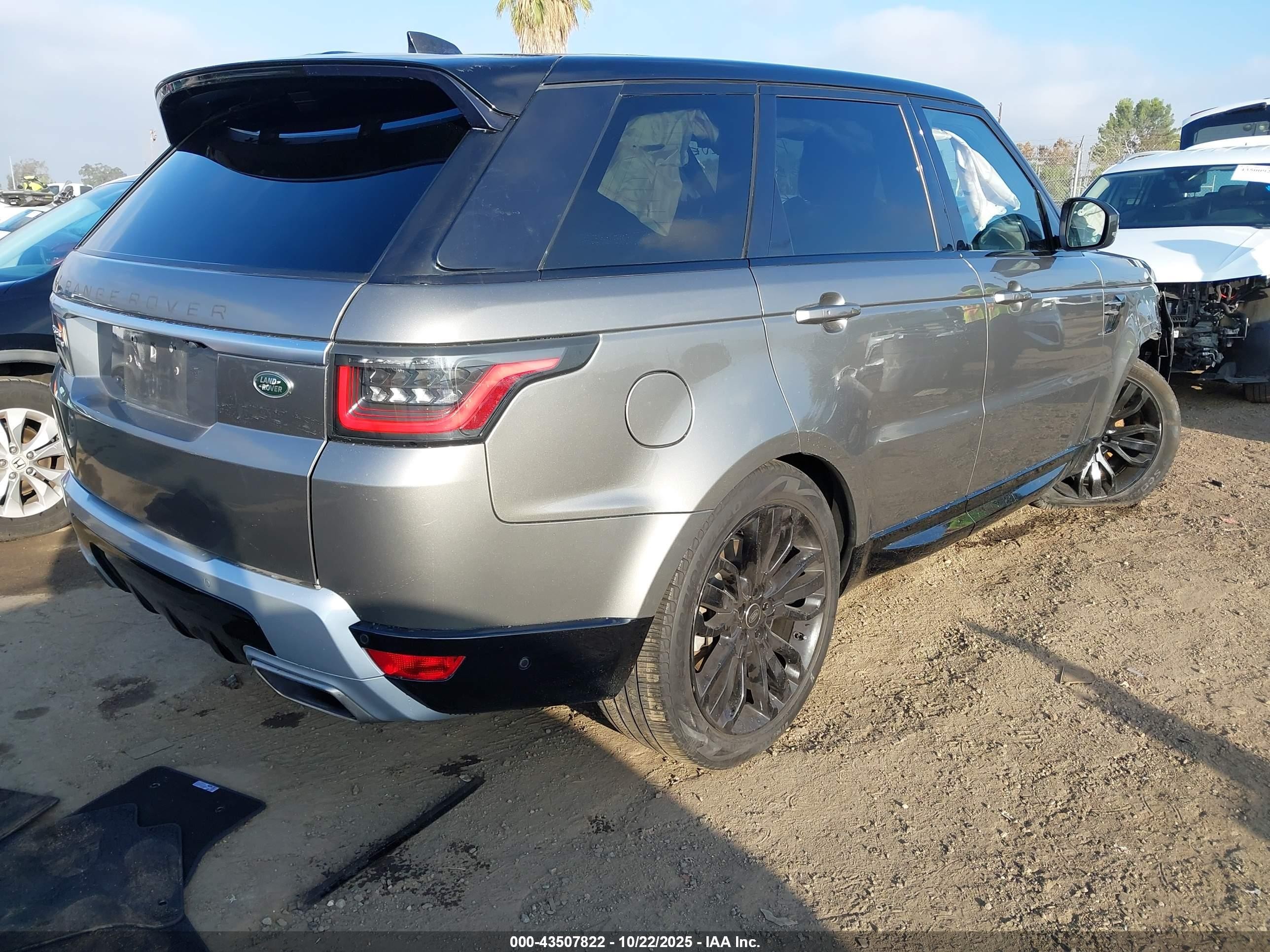 2018 Land Rover Range Rover Sport Hse Gray vin: SALWR2RV1JA803933