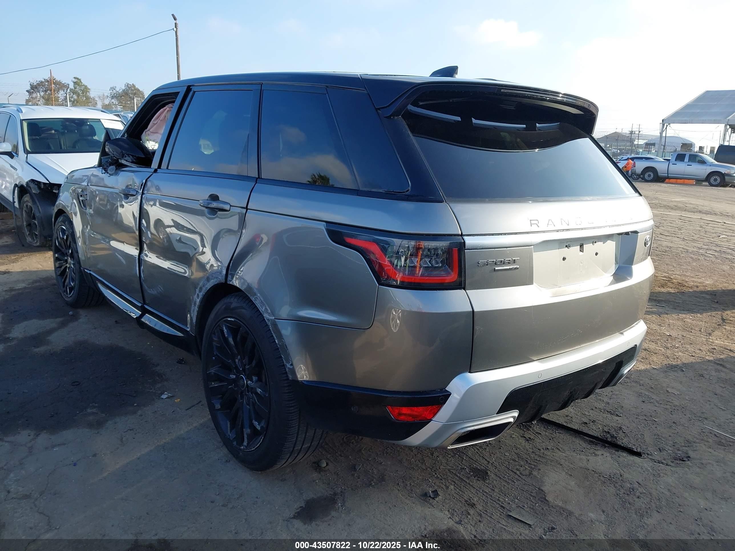 2018 Land Rover Range Rover Sport Hse Gray vin: SALWR2RV1JA803933
