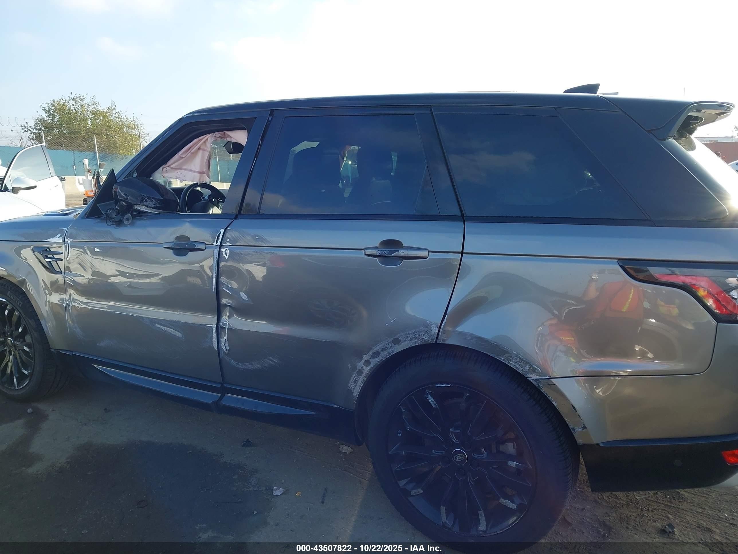 2018 Land Rover Range Rover Sport Hse Gray vin: SALWR2RV1JA803933