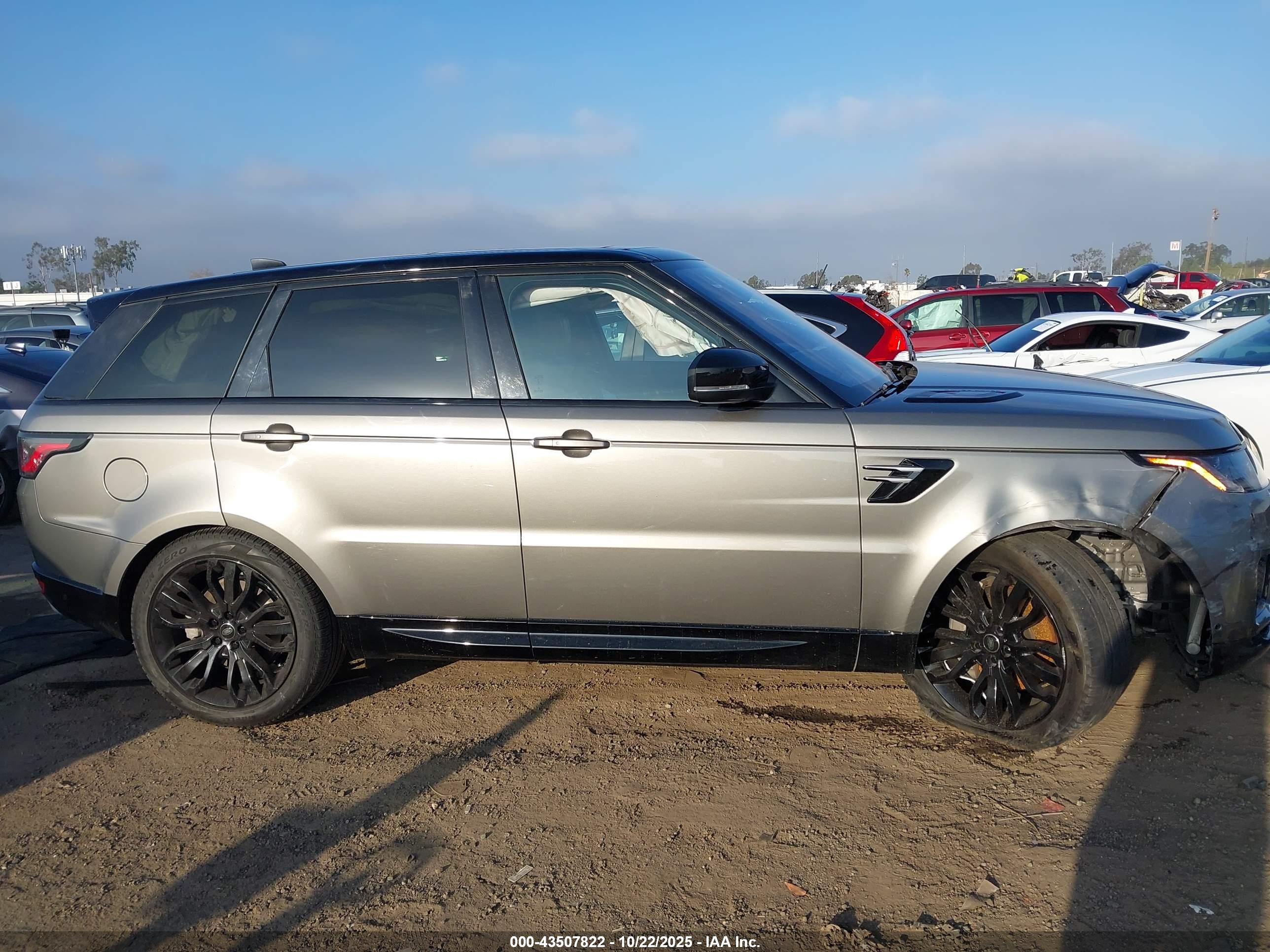 2018 Land Rover Range Rover Sport Hse Gray vin: SALWR2RV1JA803933