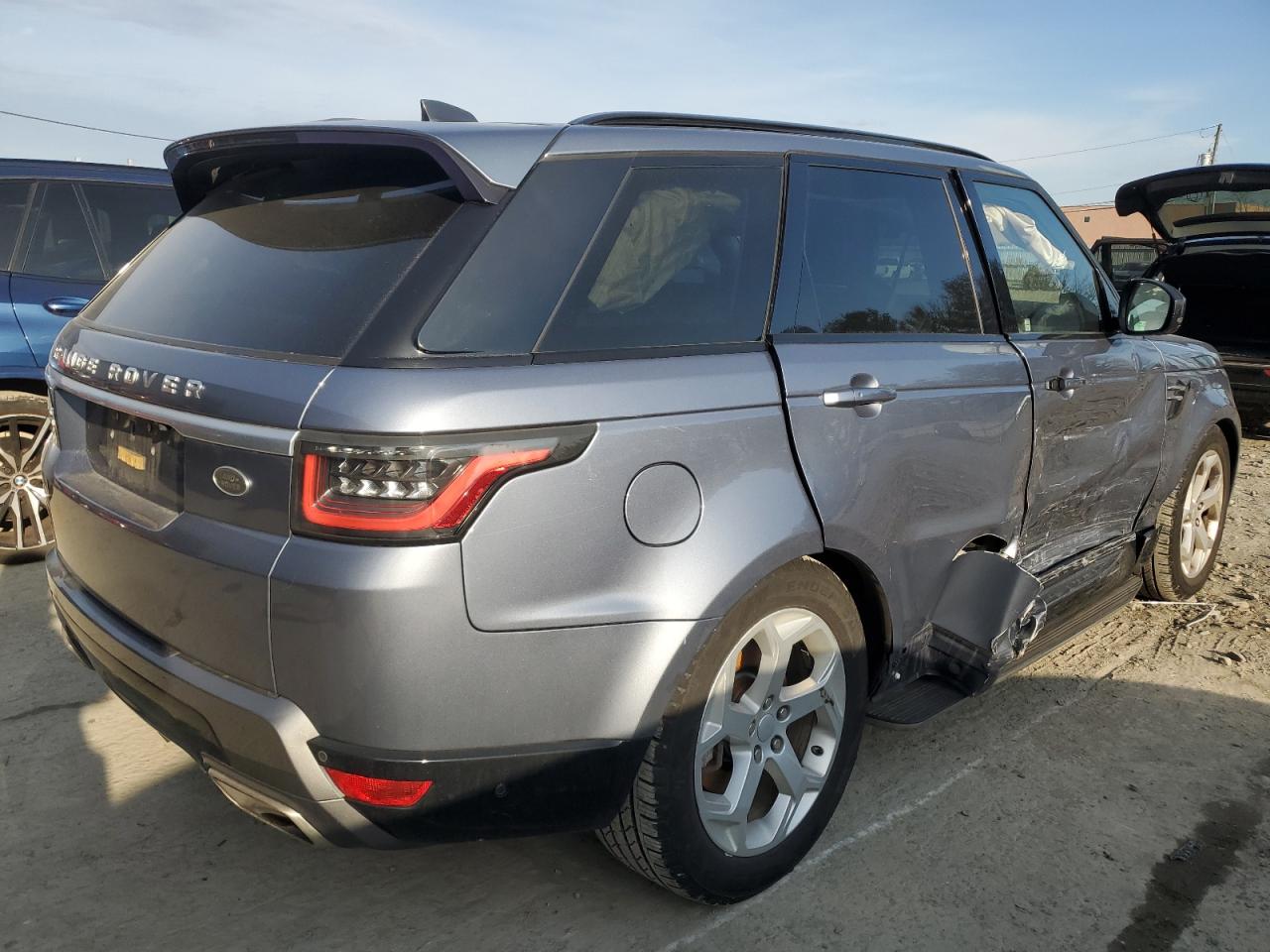 2018 Land Rover Range Rover Sport Hse Синий vin: SALWR2RV3JA184994