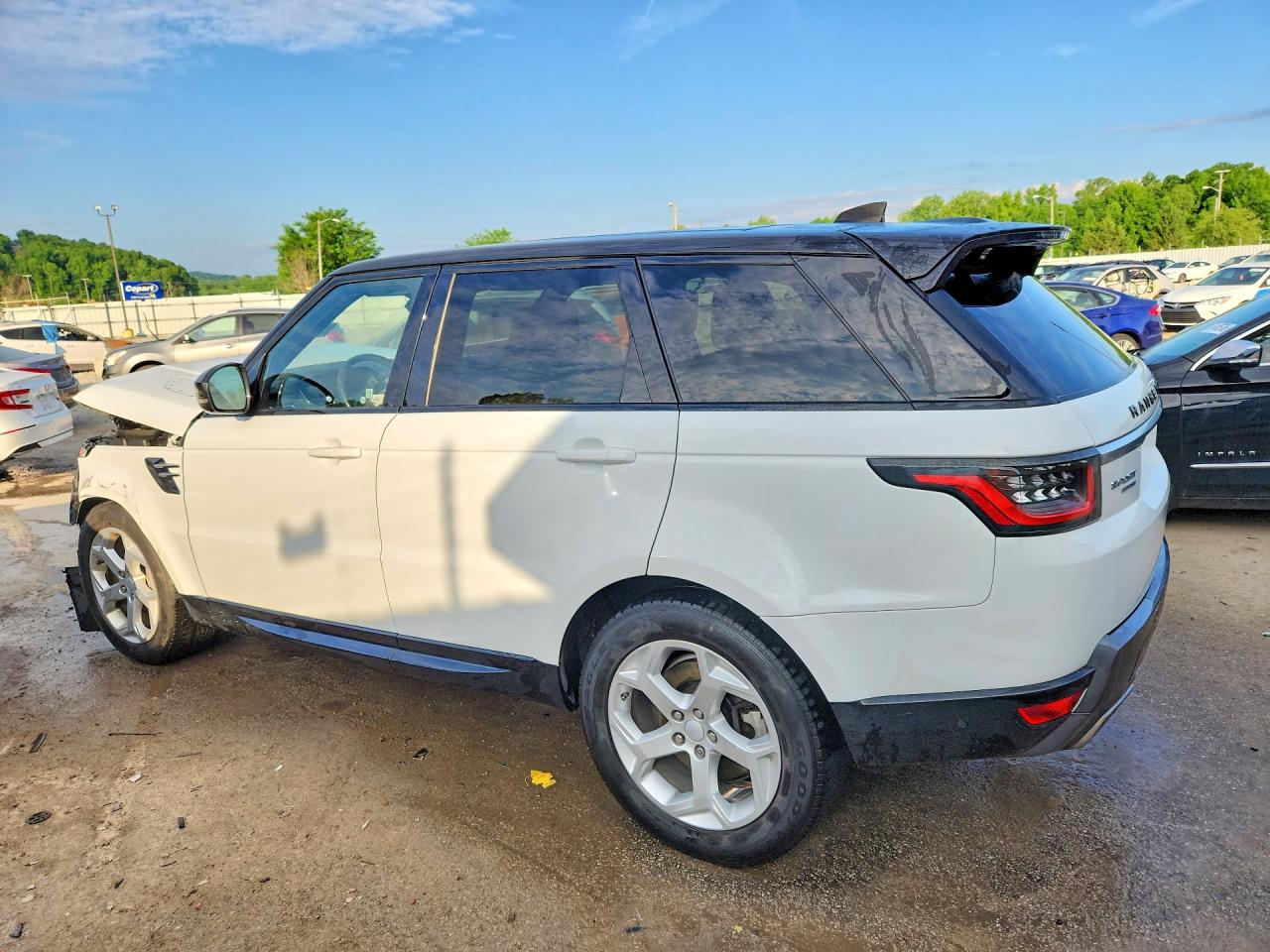 2018 Land Rover Range Rover Sport Hse White vin: SALWR2RVXJA698535