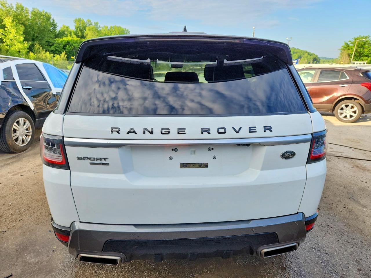 2018 Land Rover Range Rover Sport Hse White vin: SALWR2RVXJA698535