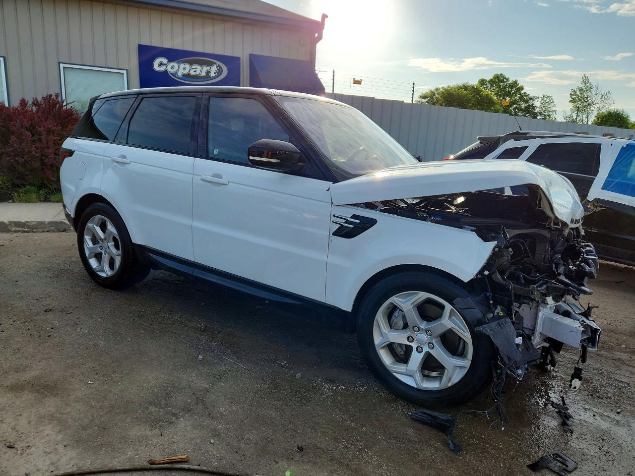 2018 Land Rover Range Rover Sport Hse White vin: SALWR2RVXJA698535