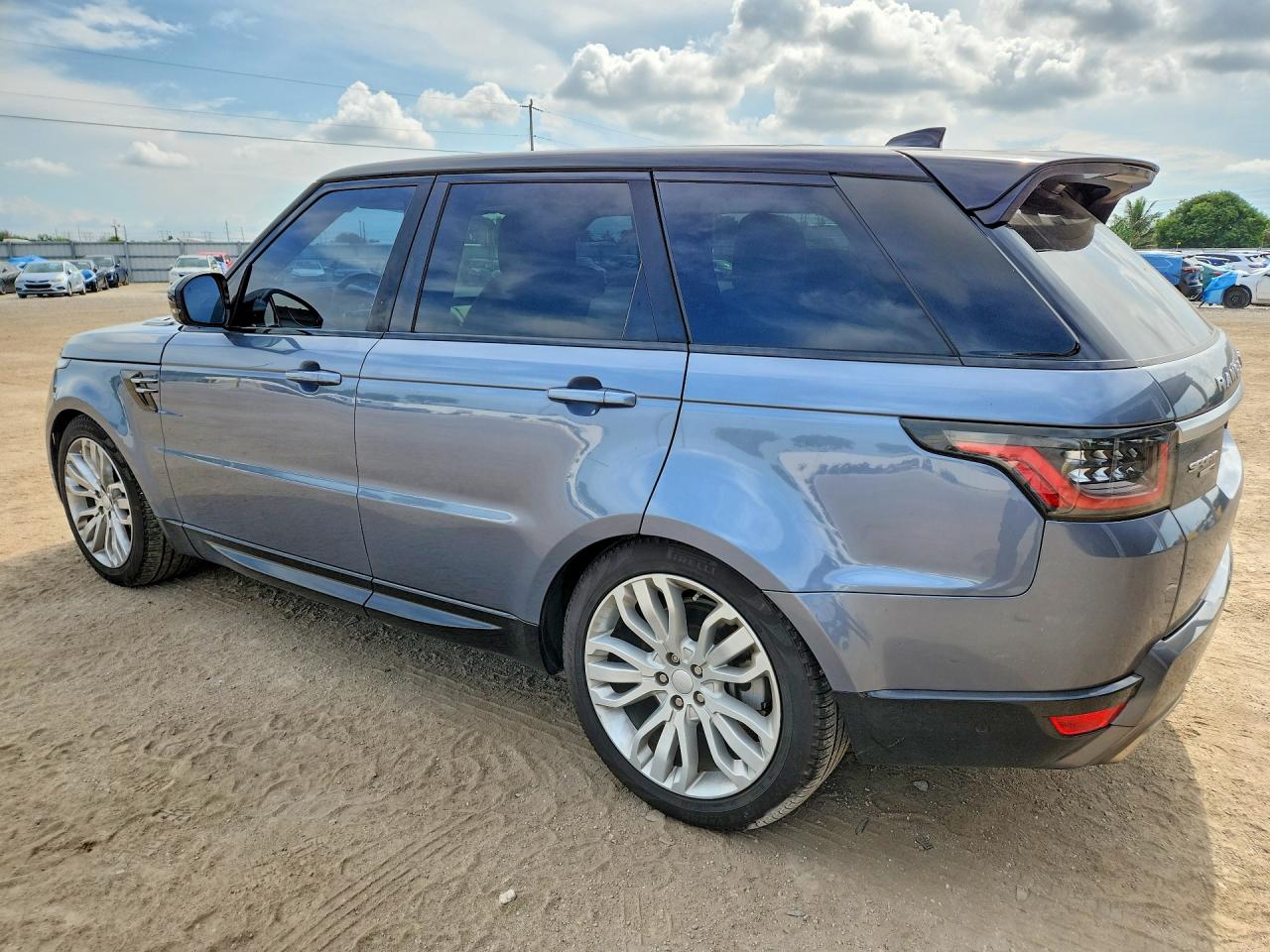 2019 Land Rover Range Rover Sport Hse Синий vin: SALWR2RVXKA847429