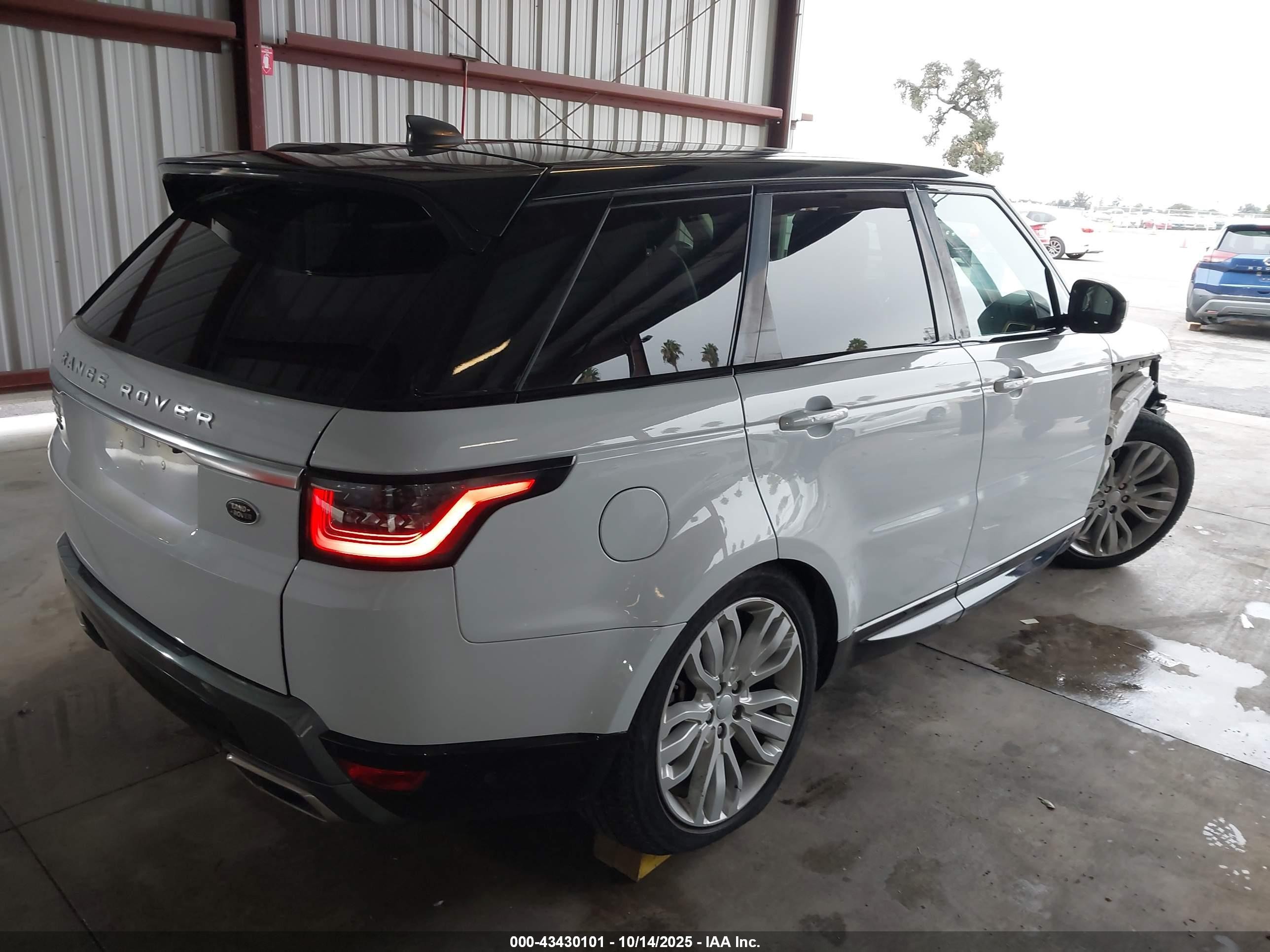 2020 Land Rover Range Rover Sport Hse White vin: SALWR2RY0LA705005