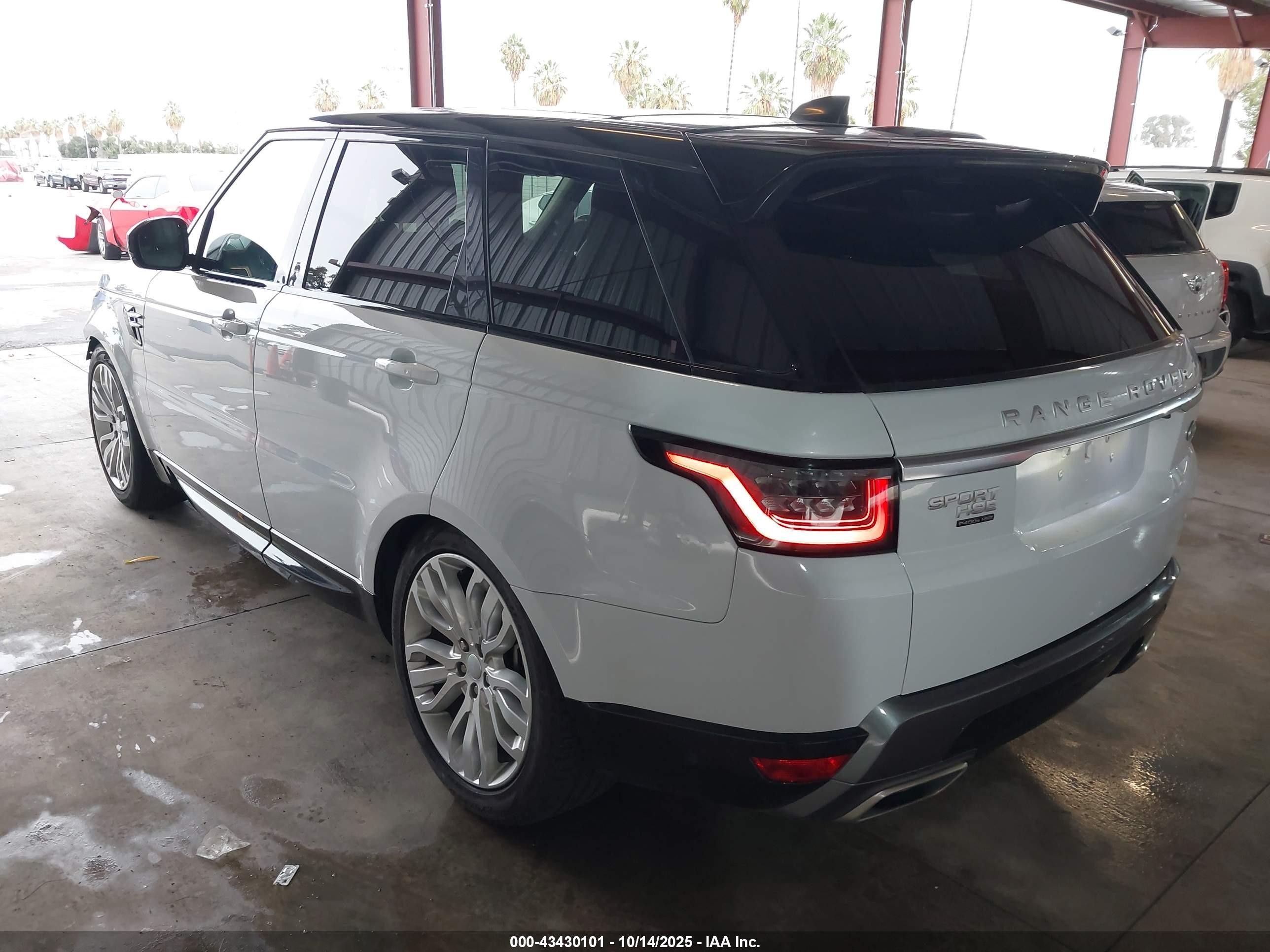 2020 Land Rover Range Rover Sport Hse White vin: SALWR2RY0LA705005