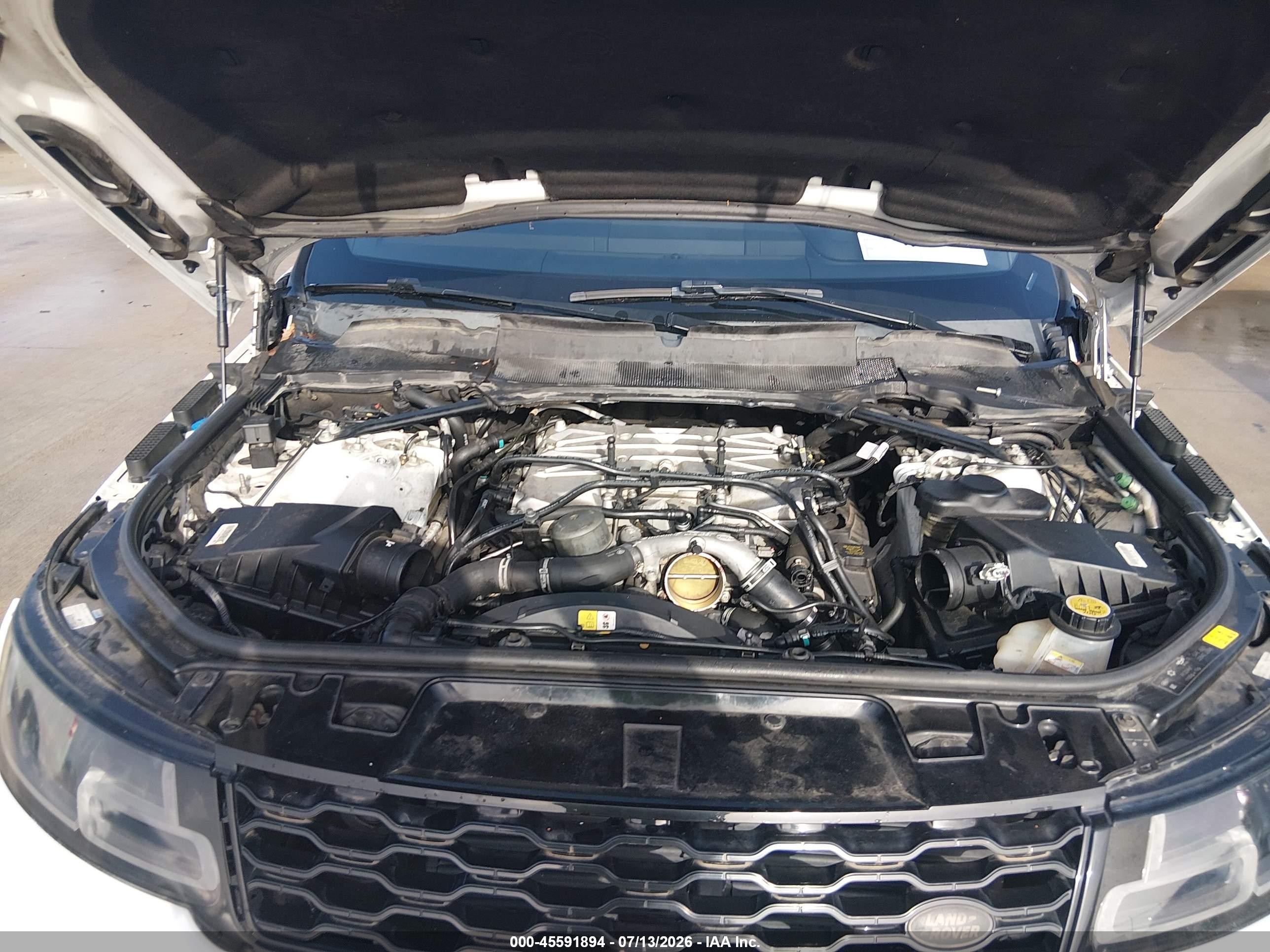 2020 Land Rover Range Rover Sport Hse Dynamic Белый vin: SALWR2SEXLA887344