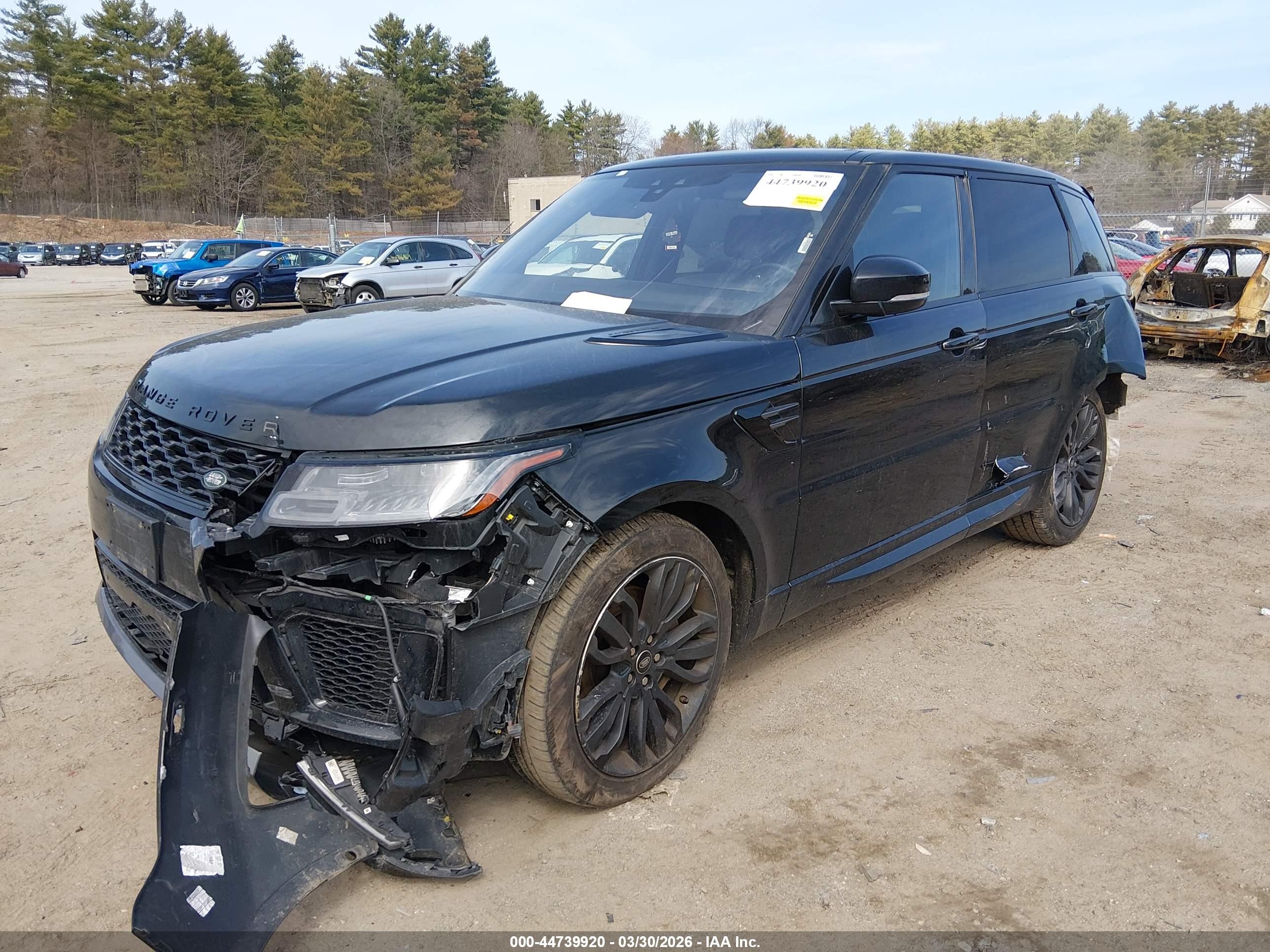 2021 Land Rover Range Rover Sport Hse Silver Edition Mhev Black vin: SALWR2SU3MA780774