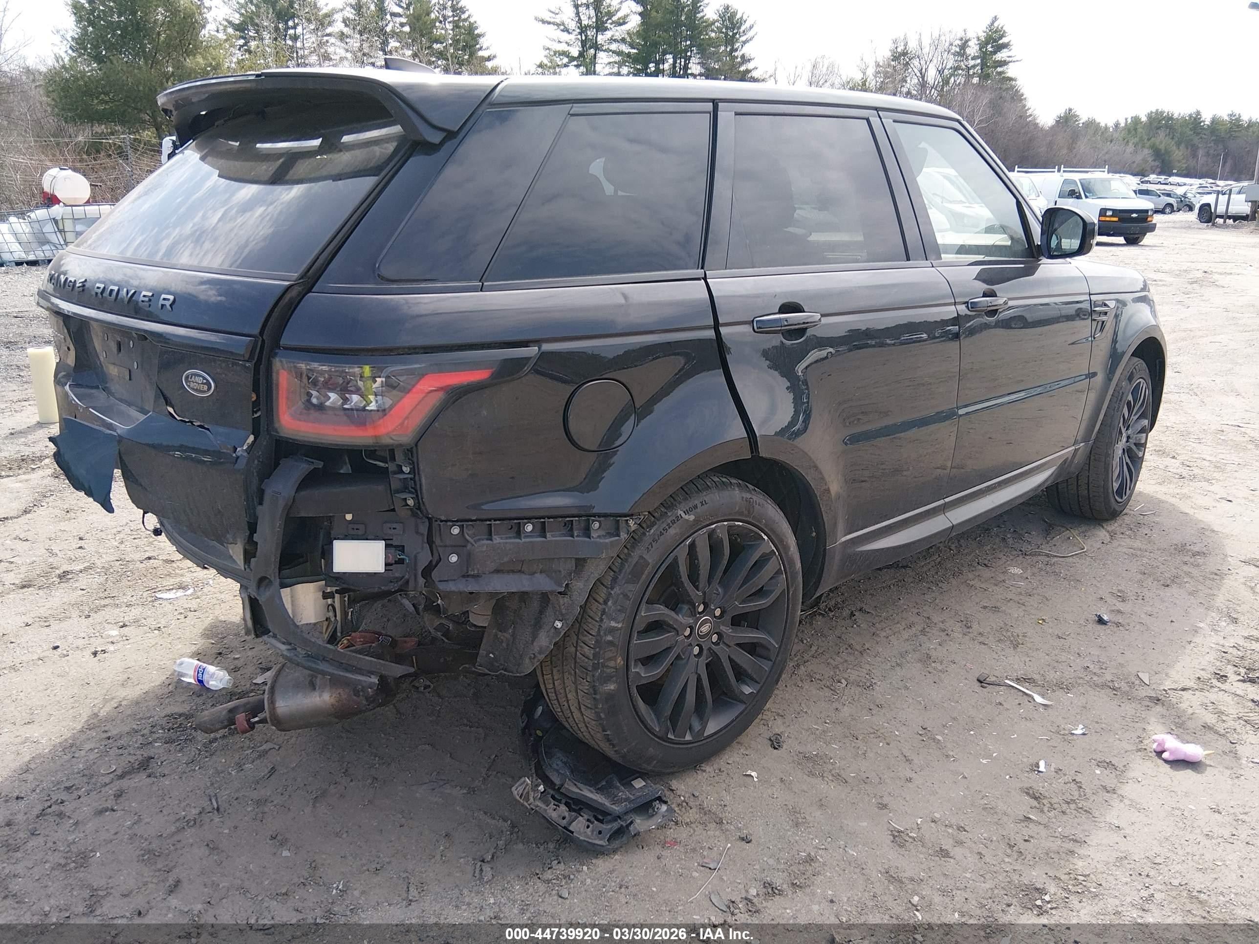 2021 Land Rover Range Rover Sport Hse Silver Edition Mhev Black vin: SALWR2SU3MA780774