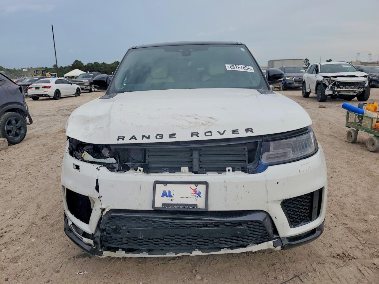 2022 Land Rover Range Rover Sport Hse Silver Edition White vin: SALWR2SU3NA206841