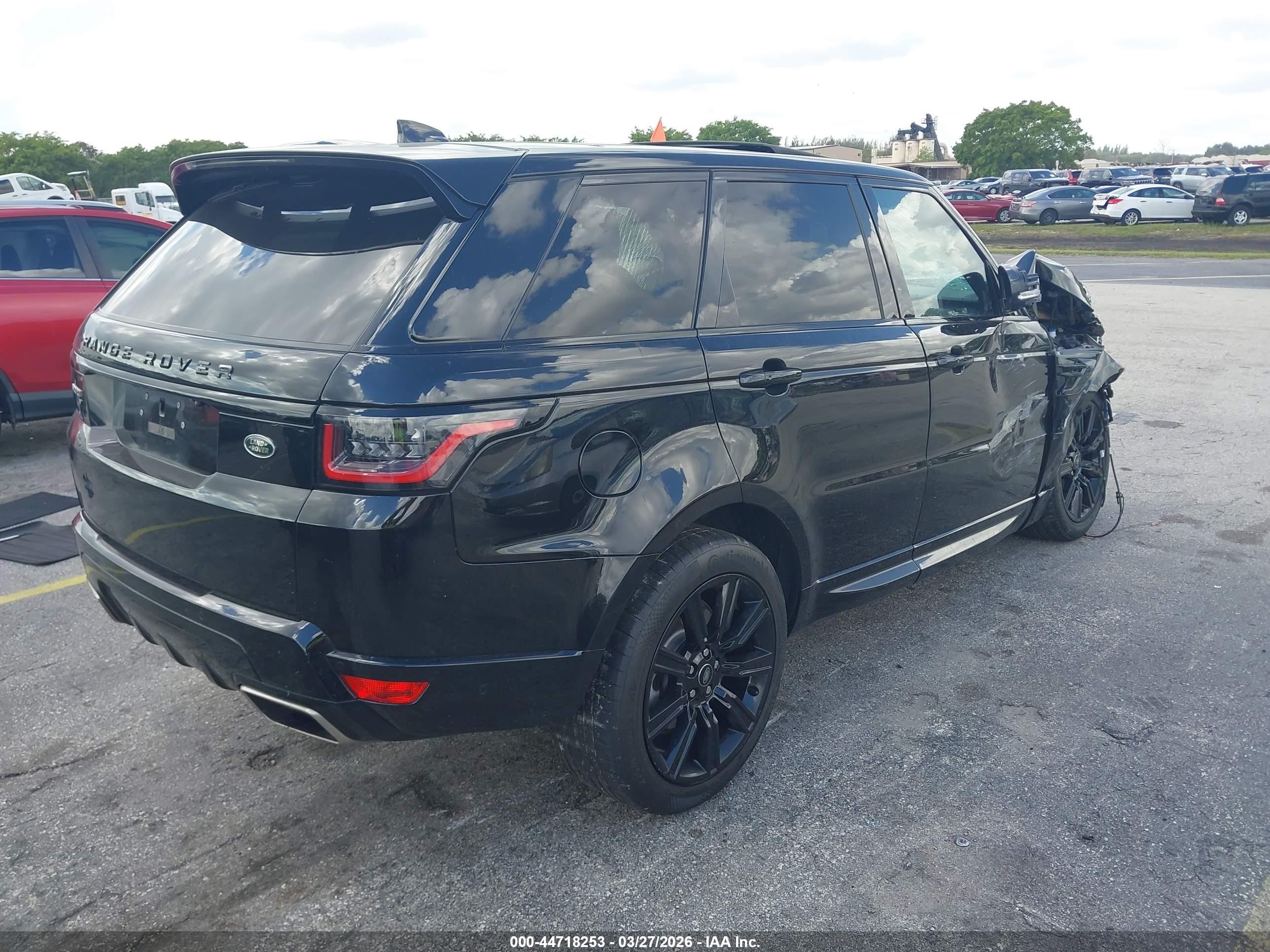 2022 Land Rover Range Rover Sport Hse Silver Edition Mhev Black vin: SALWR2SU7NA212397