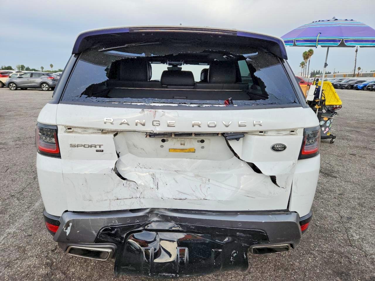2020 Land Rover Range Rover Sport Hse White vin: SALWR2SU9LA888797