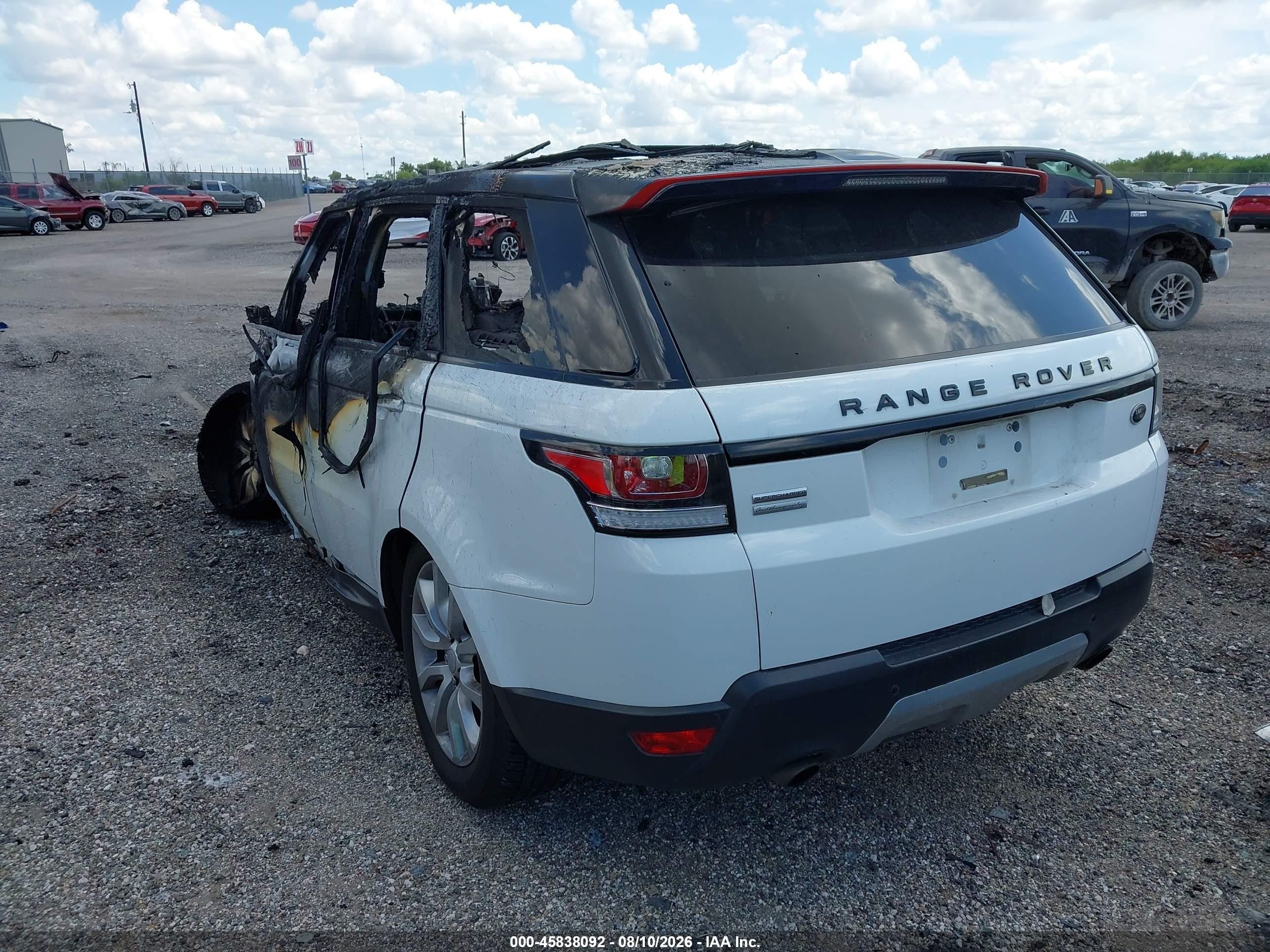 2014 Land Rover Range Rover Sport 5.0l V8 Supercharged Белый vin: SALWR2TF0EA364702