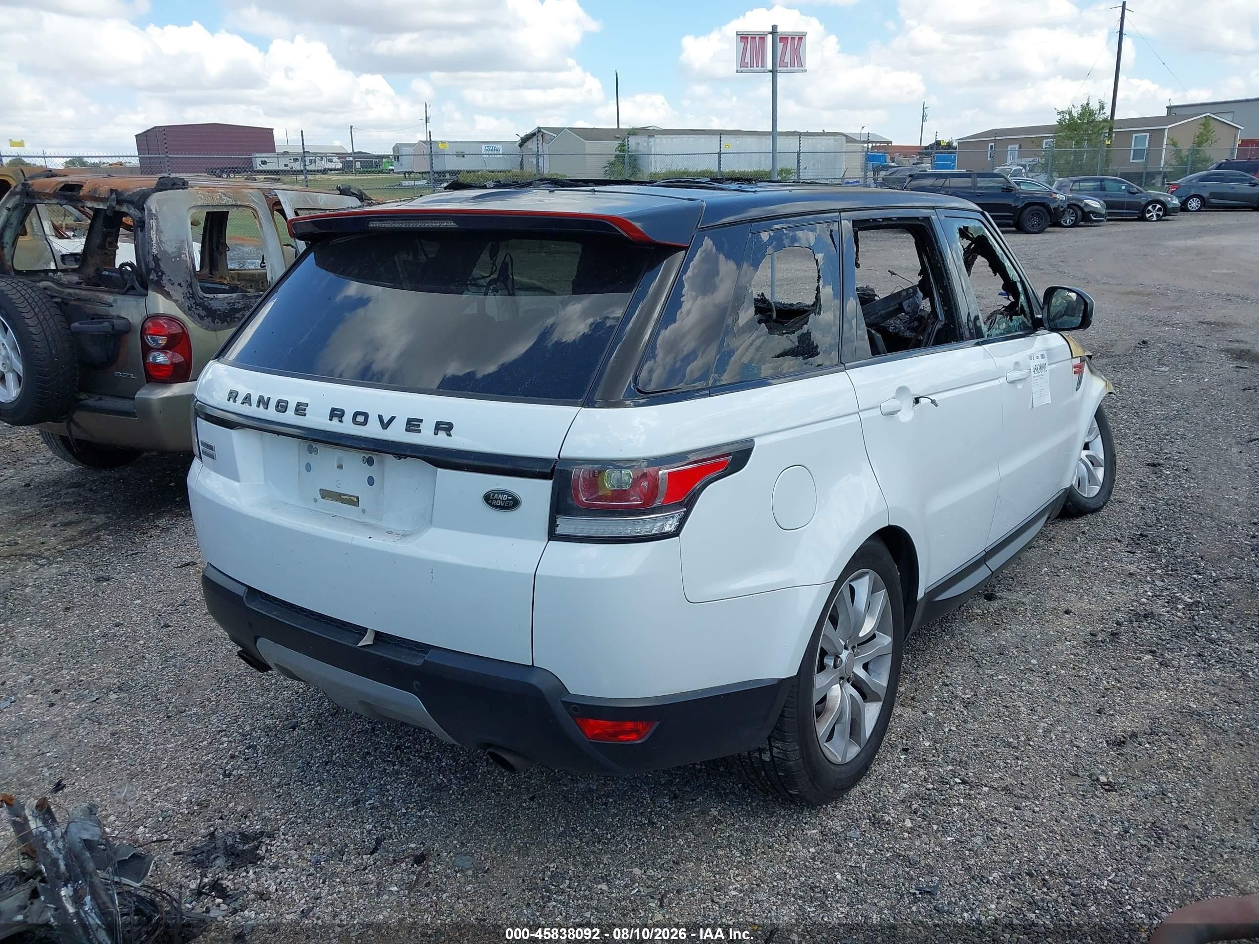 2014 Land Rover Range Rover Sport 5.0l V8 Supercharged Белый vin: SALWR2TF0EA364702