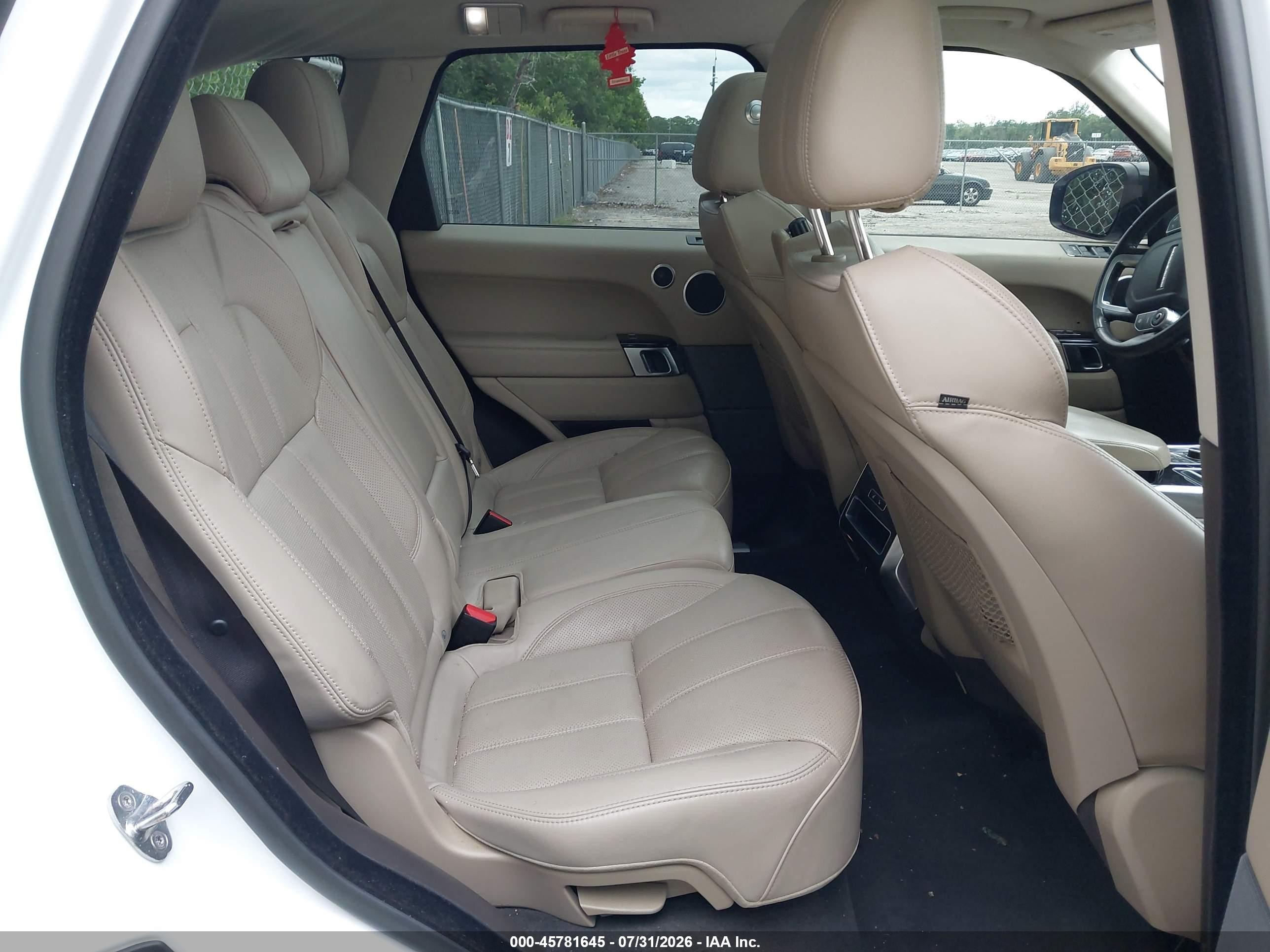 2014 Land Rover Range Rover Sport 5.0l V8 Supercharged White vin: SALWR2TF1EA386398