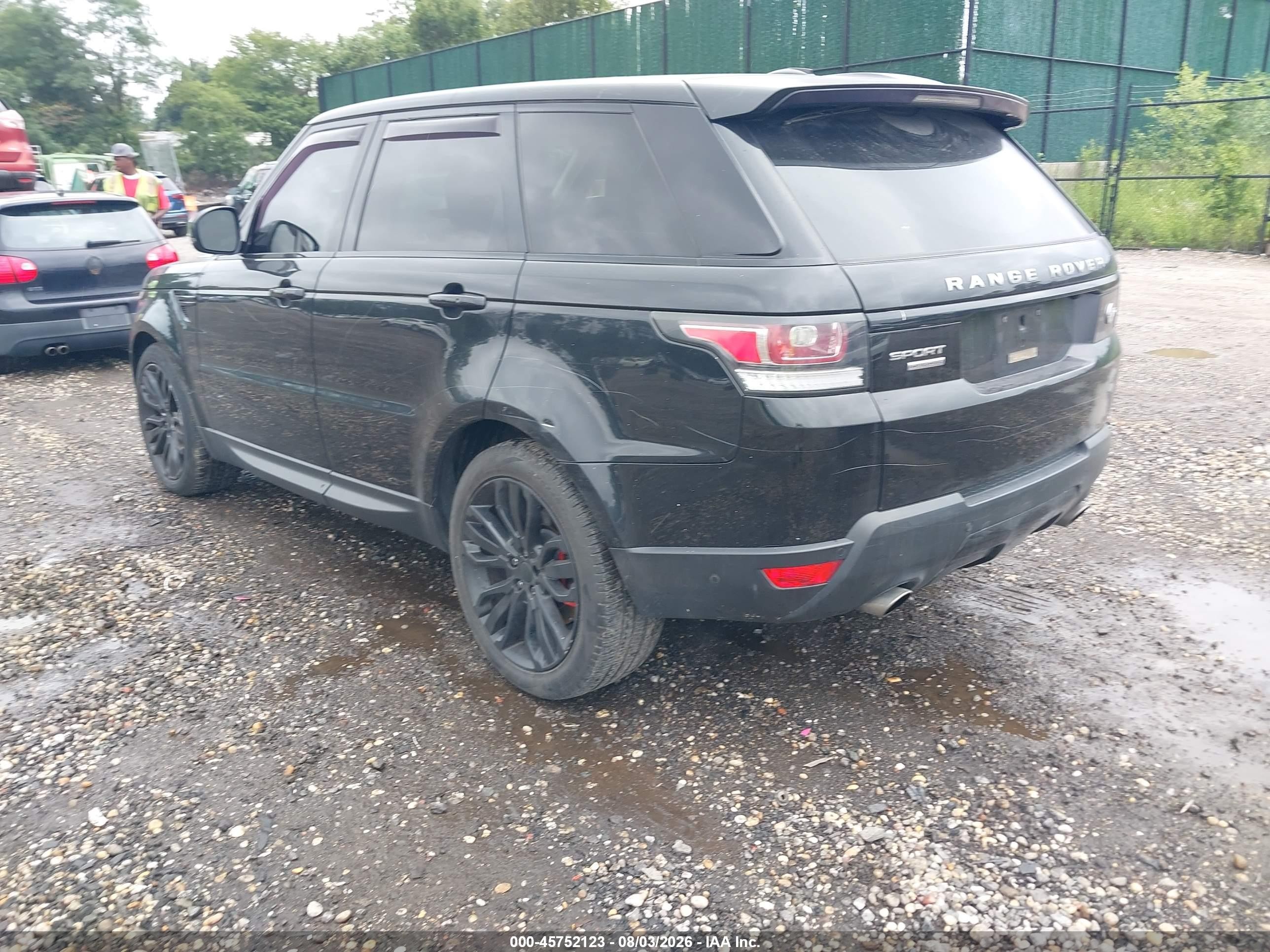 2015 Land Rover Range Rover Sport 5.0l V8 Supercharged Black vin: SALWR2TF1FA504869