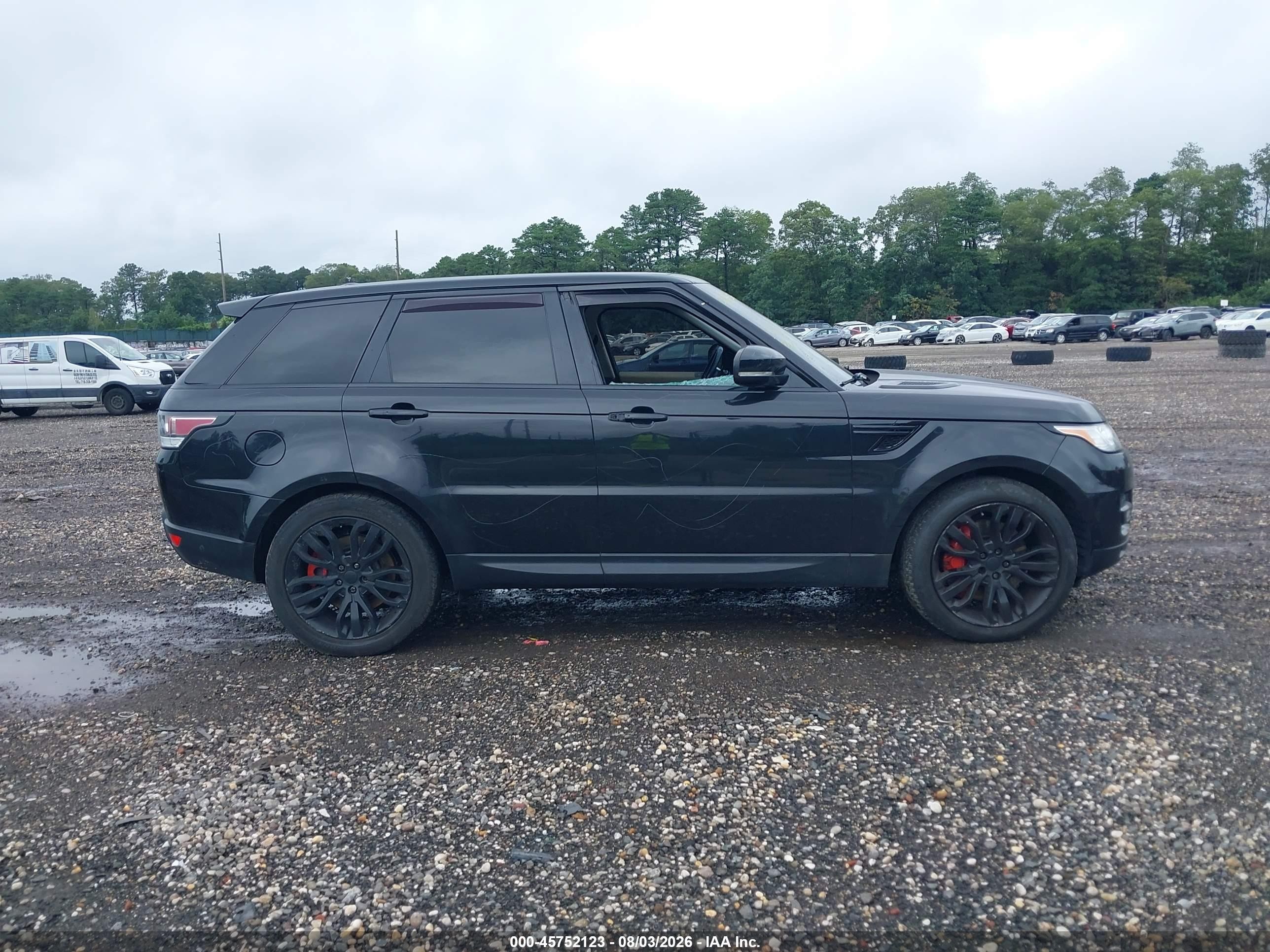 2015 Land Rover Range Rover Sport 5.0l V8 Supercharged Black vin: SALWR2TF1FA504869