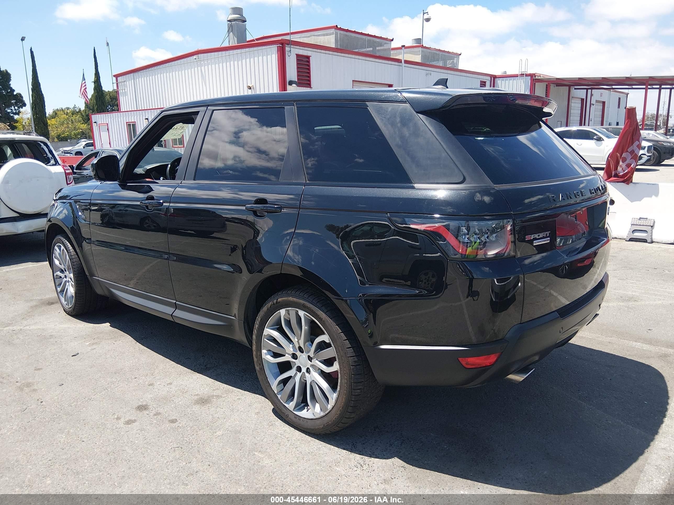 2015 Land Rover Range Rover Sport 5.0l V8 Supercharged Black vin: SALWR2TF3FA534097