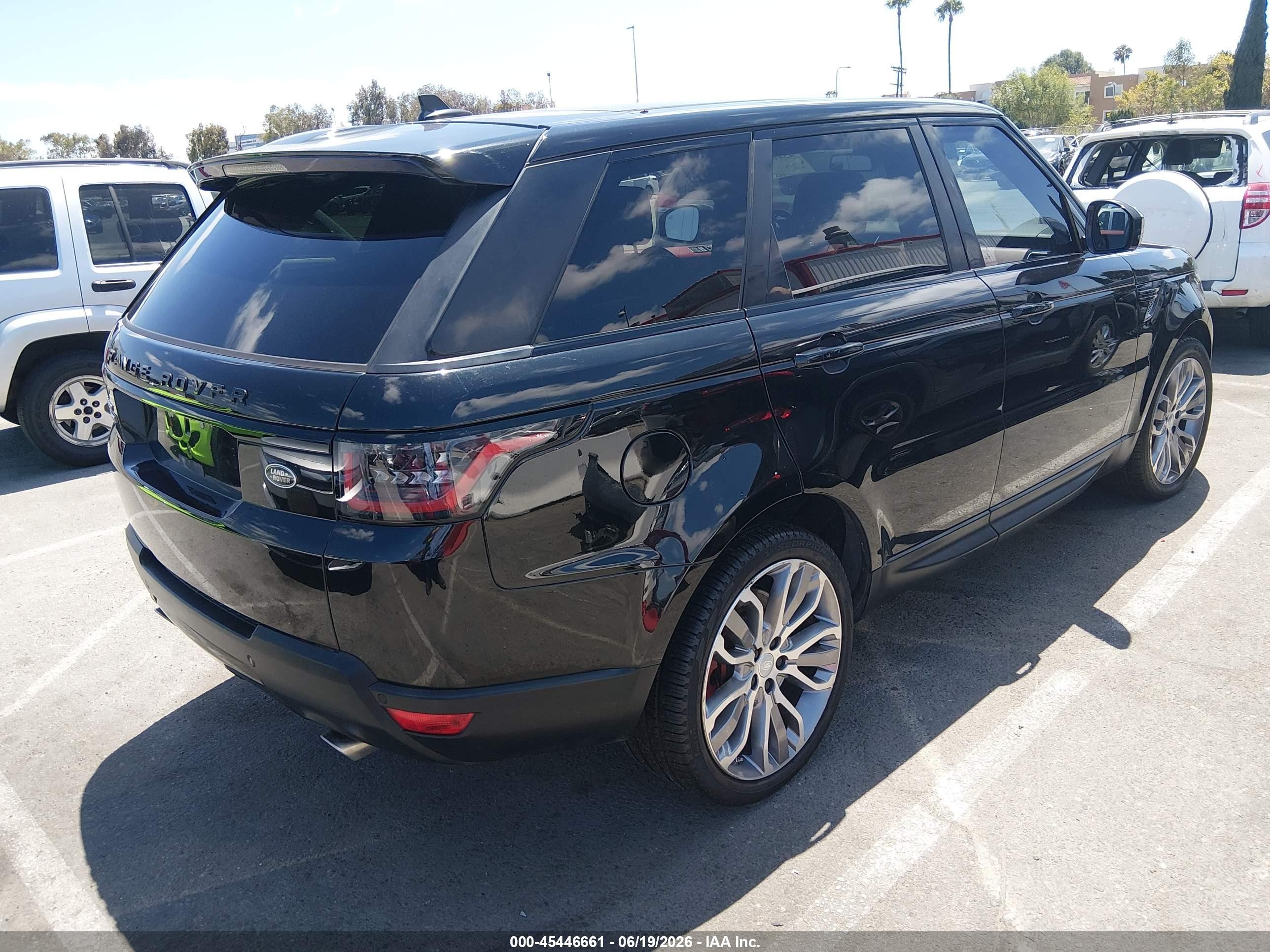 2015 Land Rover Range Rover Sport 5.0l V8 Supercharged Black vin: SALWR2TF3FA534097