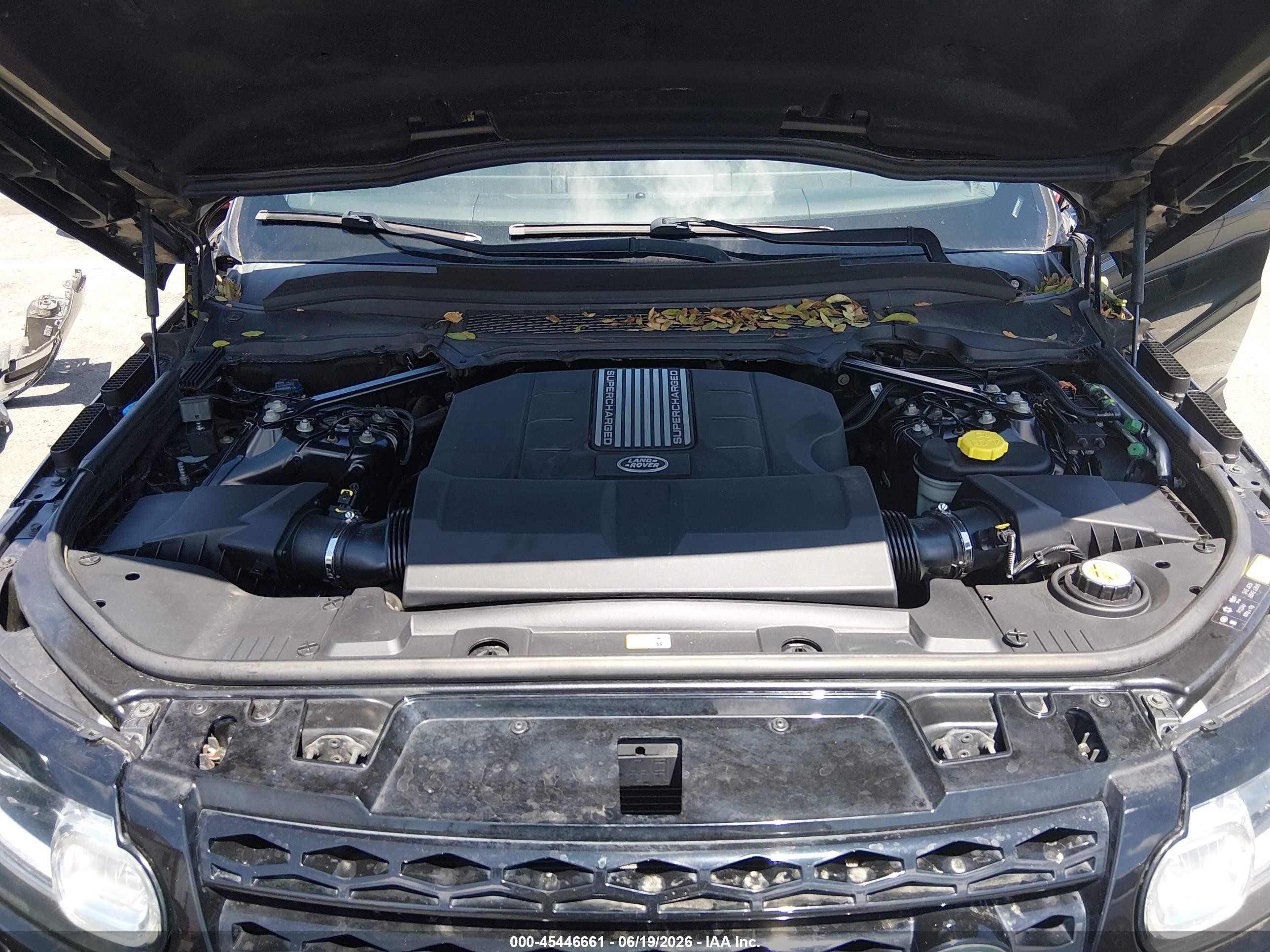 2015 Land Rover Range Rover Sport 5.0l V8 Supercharged Black vin: SALWR2TF3FA534097
