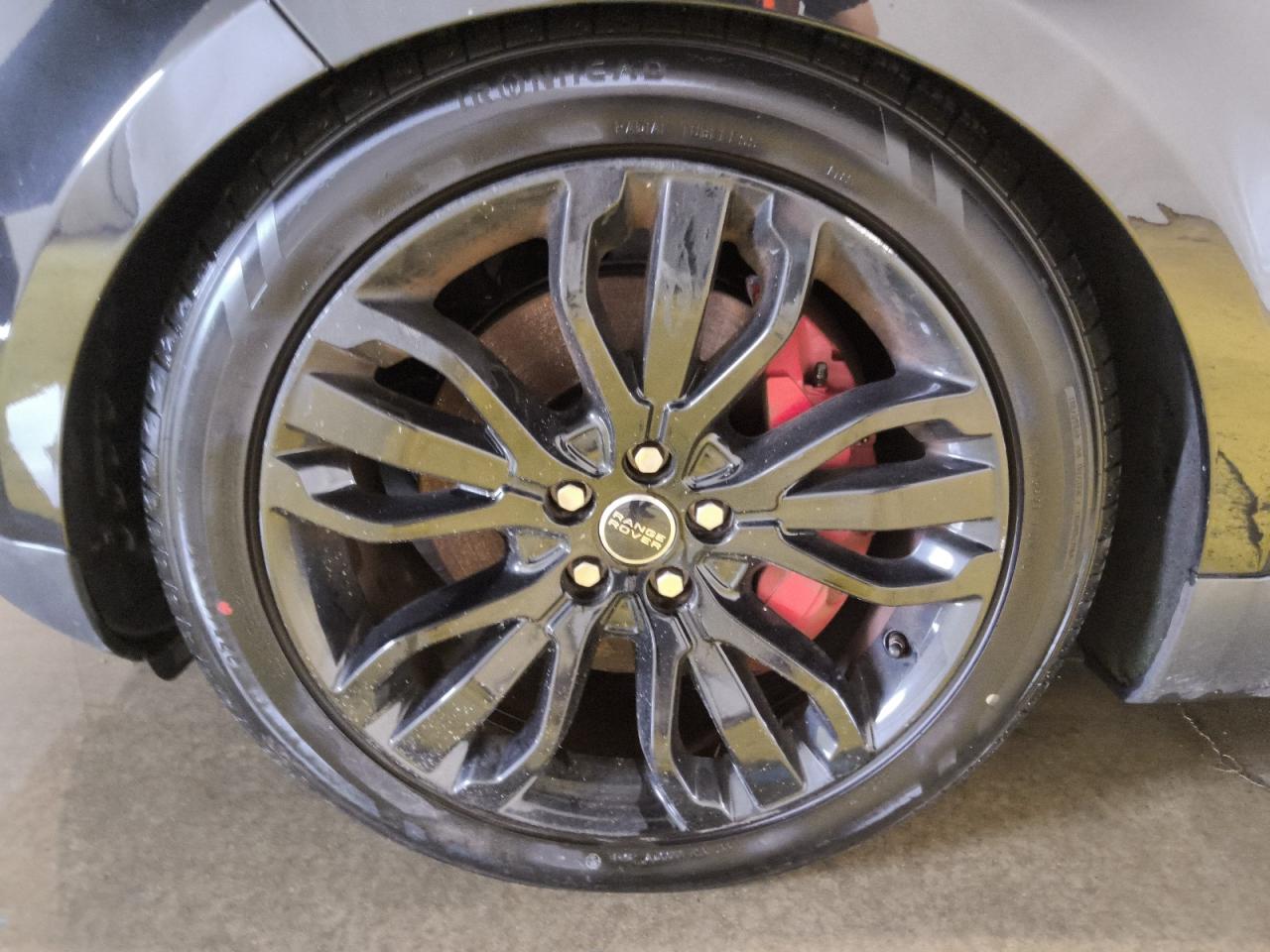 2015 Land Rover Range Rover Sport Sc Black vin: SALWR2TF4FA527482 Damage: Left Front Wheel, Curb Rash, > 12 Inches