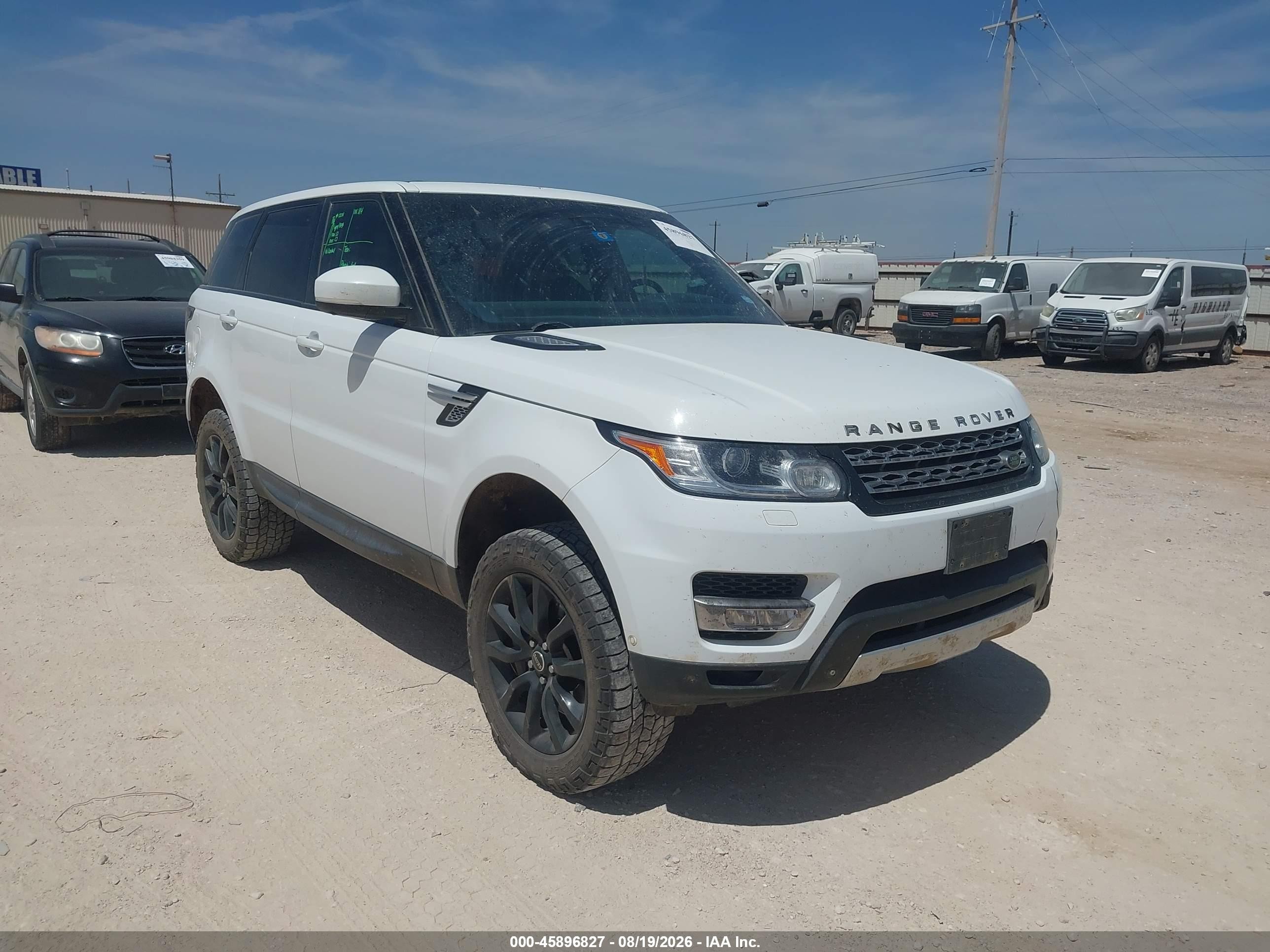 2014 Land Rover Range Rover Sport 5.0l V8 Supercharged White vin: SALWR2TF5EA383701