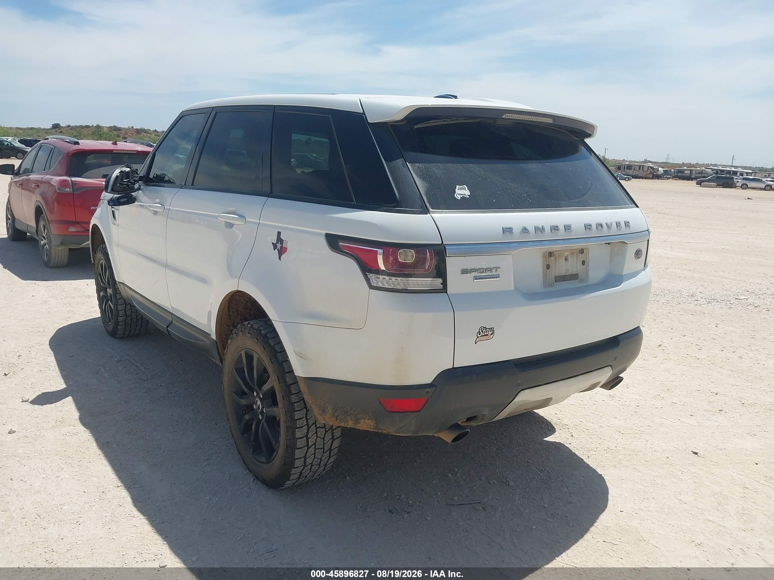 2014 Land Rover Range Rover Sport 5.0l V8 Supercharged White vin: SALWR2TF5EA383701
