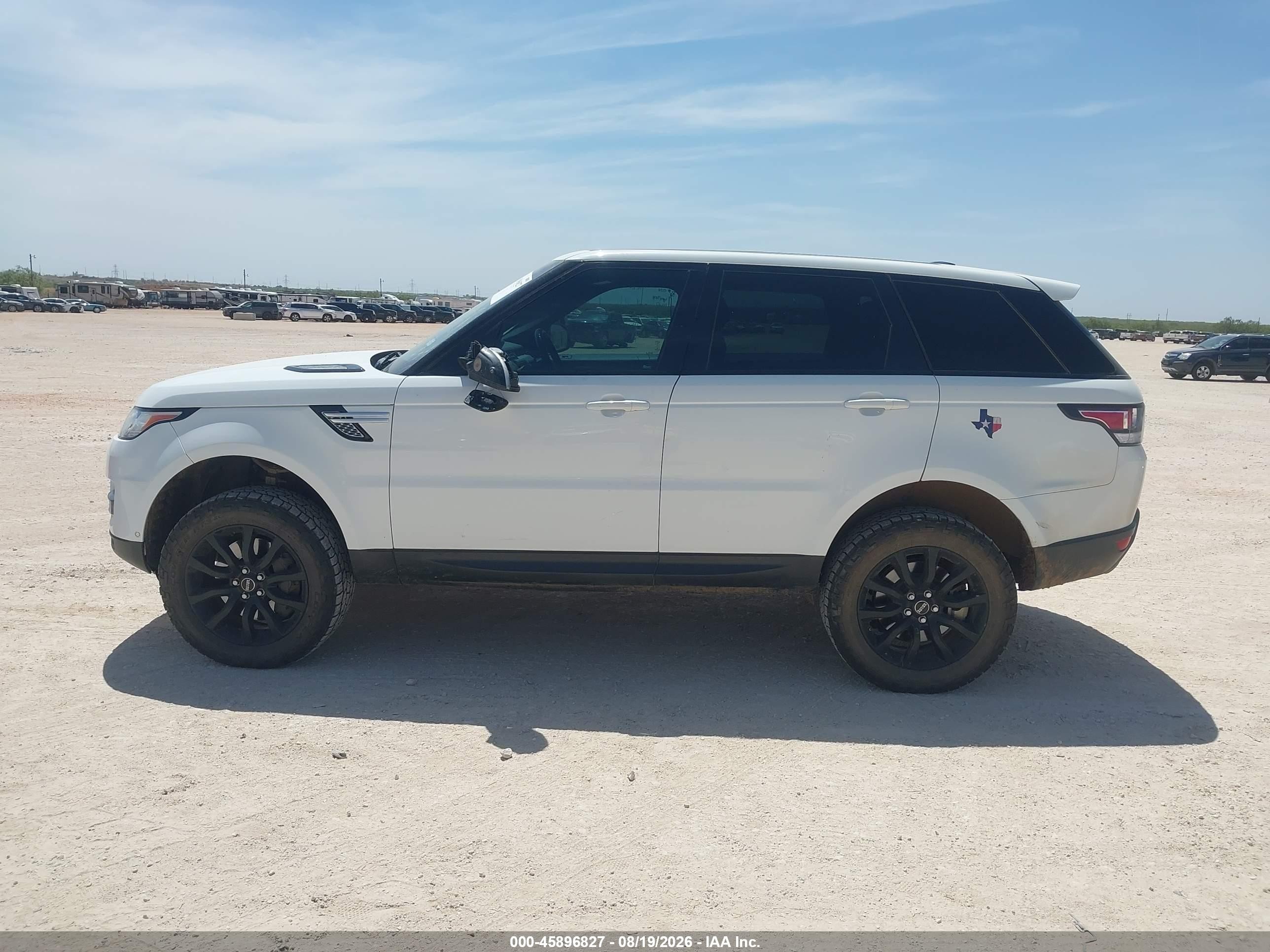 2014 Land Rover Range Rover Sport 5.0l V8 Supercharged White vin: SALWR2TF5EA383701