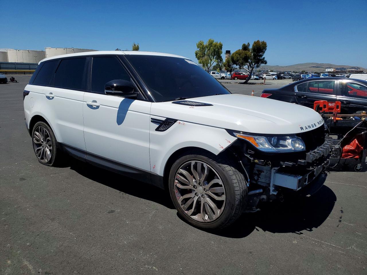 2014 Land Rover Range Rover Sport Sc White vin: SALWR2TF5EA394195