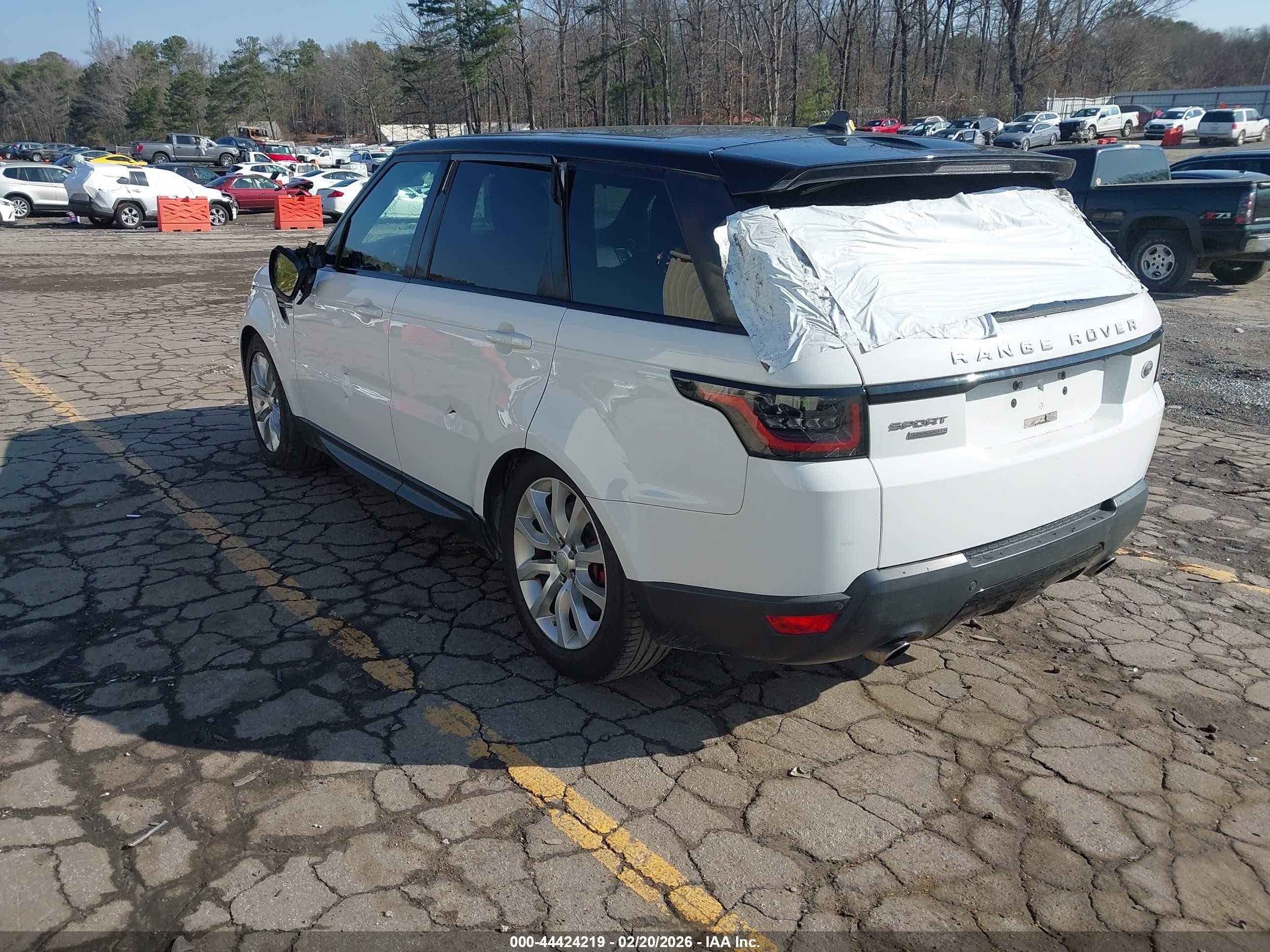 2015 Land Rover Range Rover Sport 5.0l V8 Supercharged White vin: SALWR2TF6FA517939