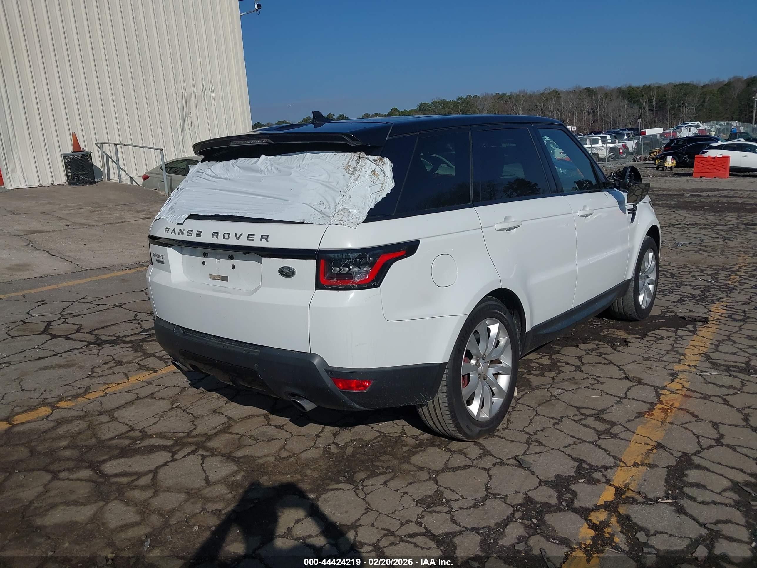 2015 Land Rover Range Rover Sport 5.0l V8 Supercharged White vin: SALWR2TF6FA517939