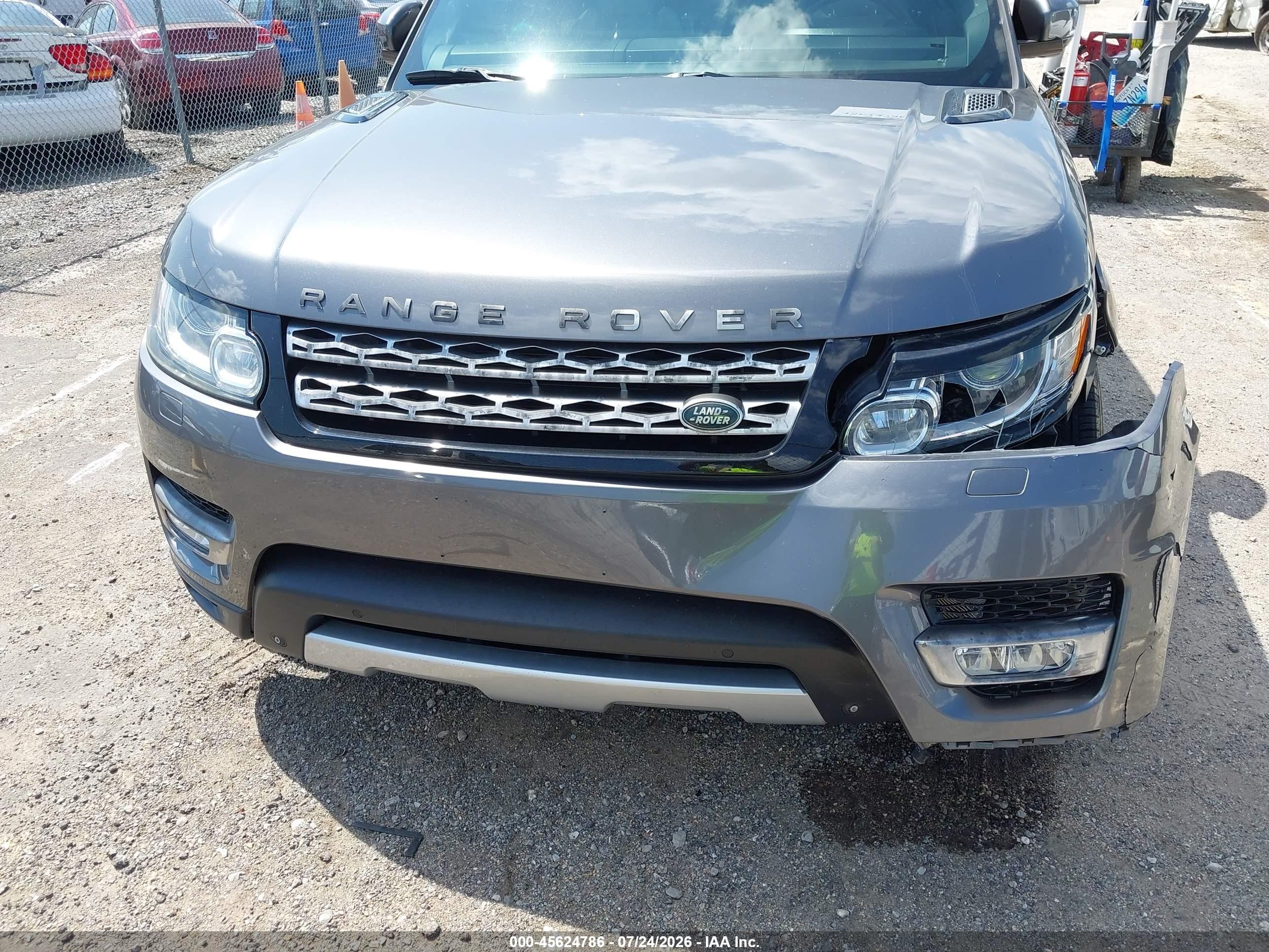 2015 Land Rover Range Rover Sport 5.0l V8 Supercharged Gray vin: SALWR2TF6FA528486