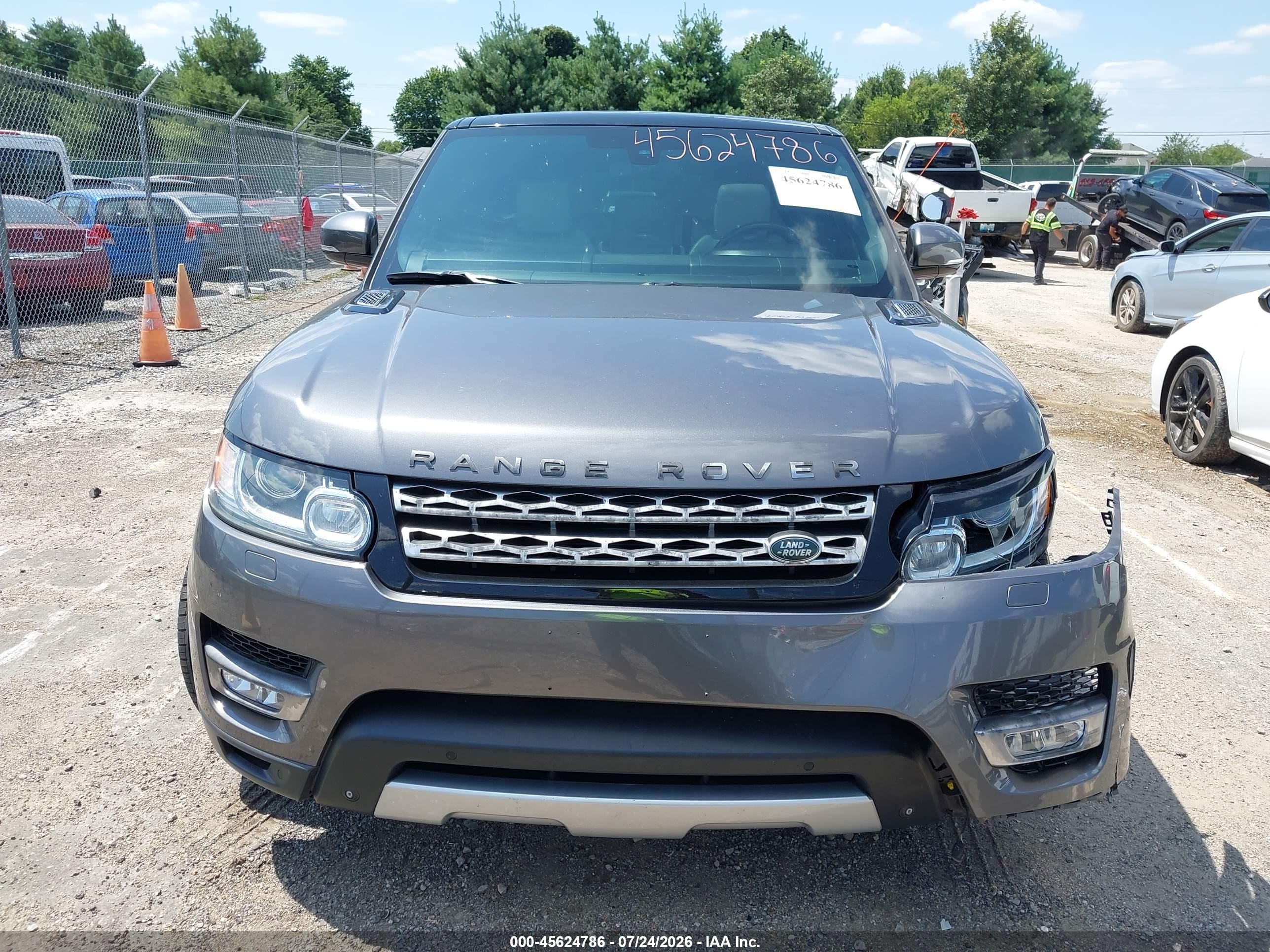 2015 Land Rover Range Rover Sport 5.0l V8 Supercharged Gray vin: SALWR2TF6FA528486