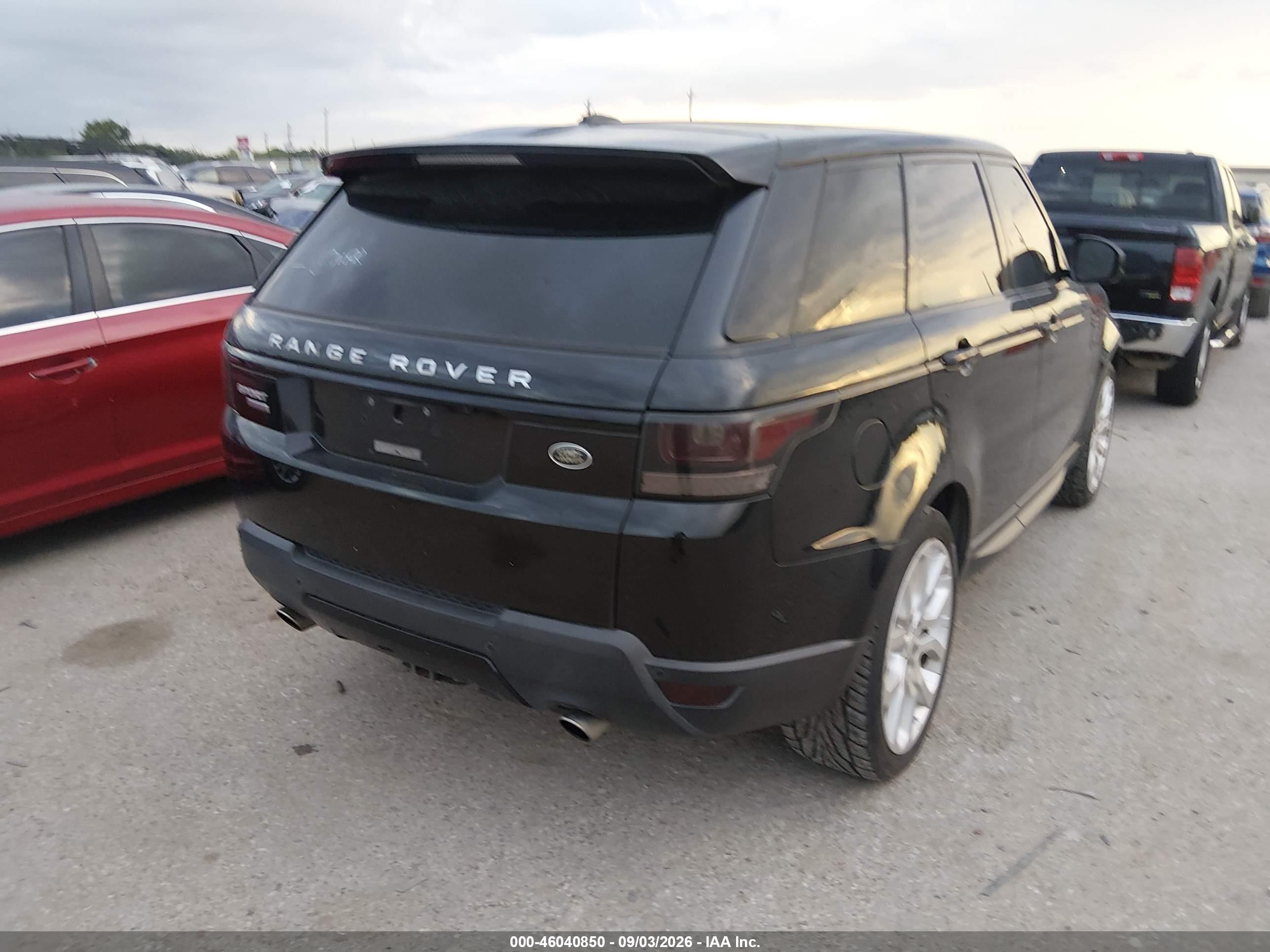 2014 Land Rover Range Rover Sport 5.0l V8 Supercharged Черный vin: SALWR2TF7EA387460