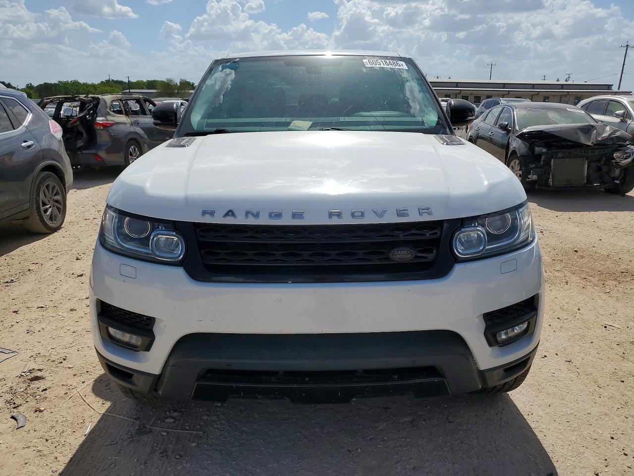 2015 Land Rover Range Rover Sport Sc White vin: SALWR2TF7FA506304
