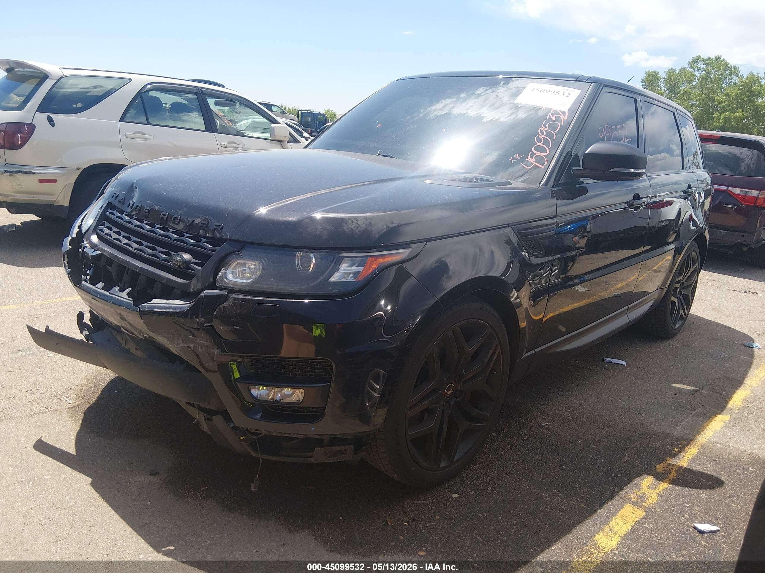 2015 Land Rover Range Rover Sport 5.0l V8 Supercharged Black vin: SALWR2TF7FA518288