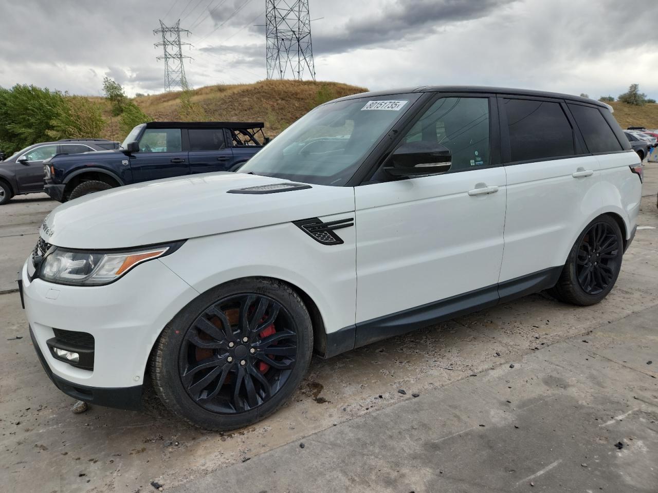 2015 Land Rover Range Rover Sport Sc White vin: SALWR2TF8FA606573
