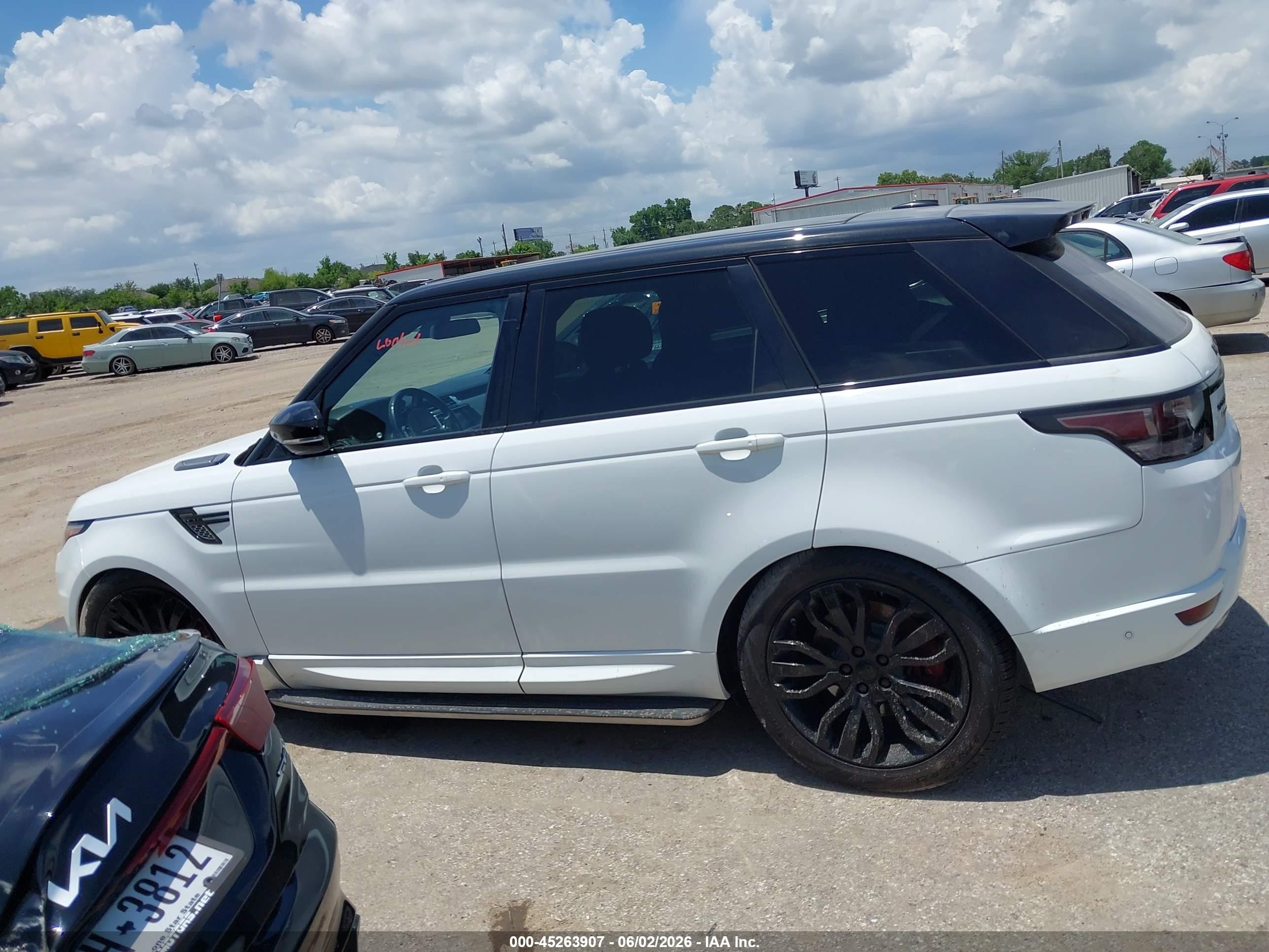 2015 Land Rover Range Rover Sport 5.0l V8 Supercharged White vin: SALWR2TF9FA606971