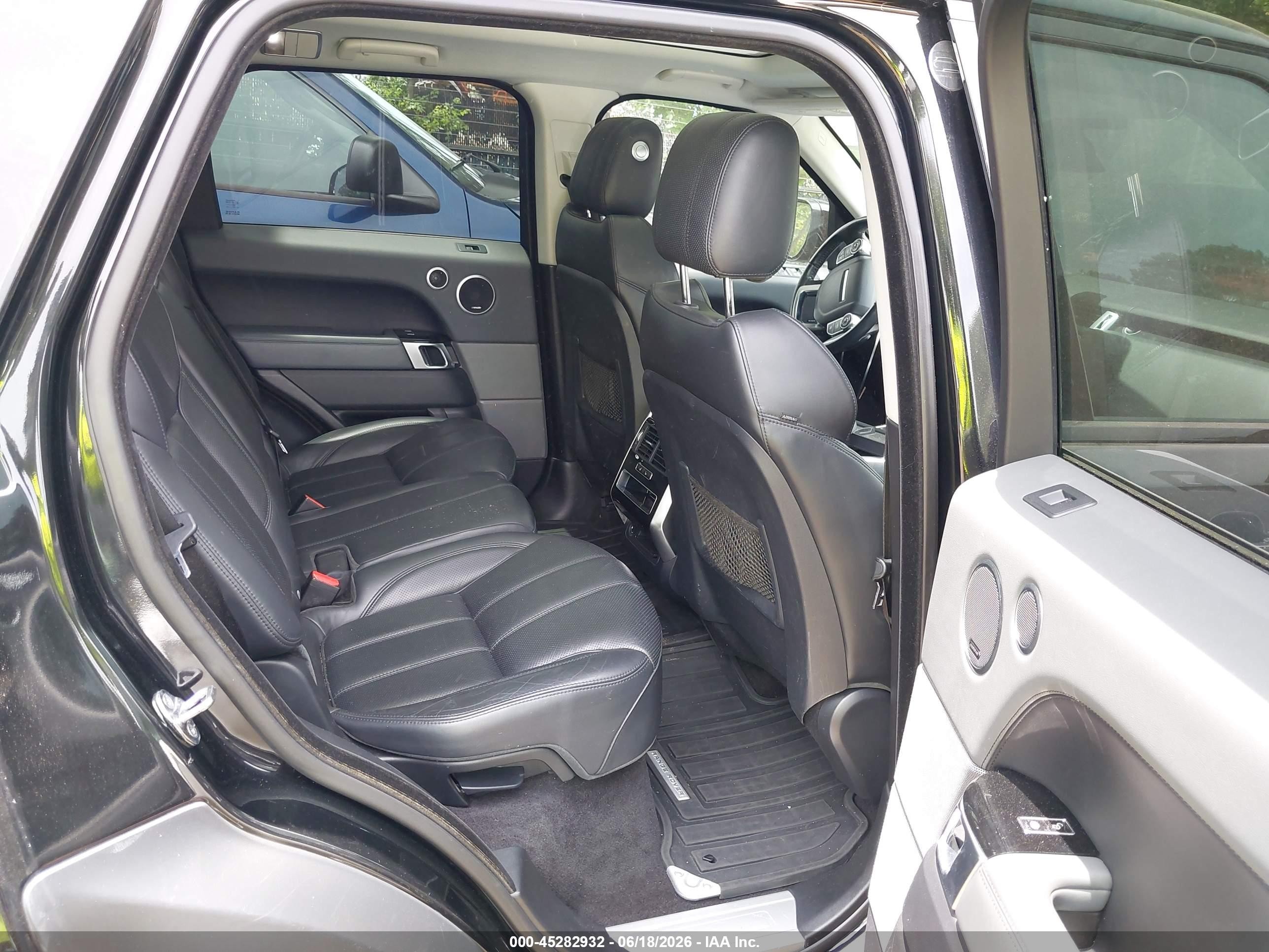 2015 Land Rover Range Rover Sport 5.0l V8 Supercharged Black vin: SALWR2TFXFA609555