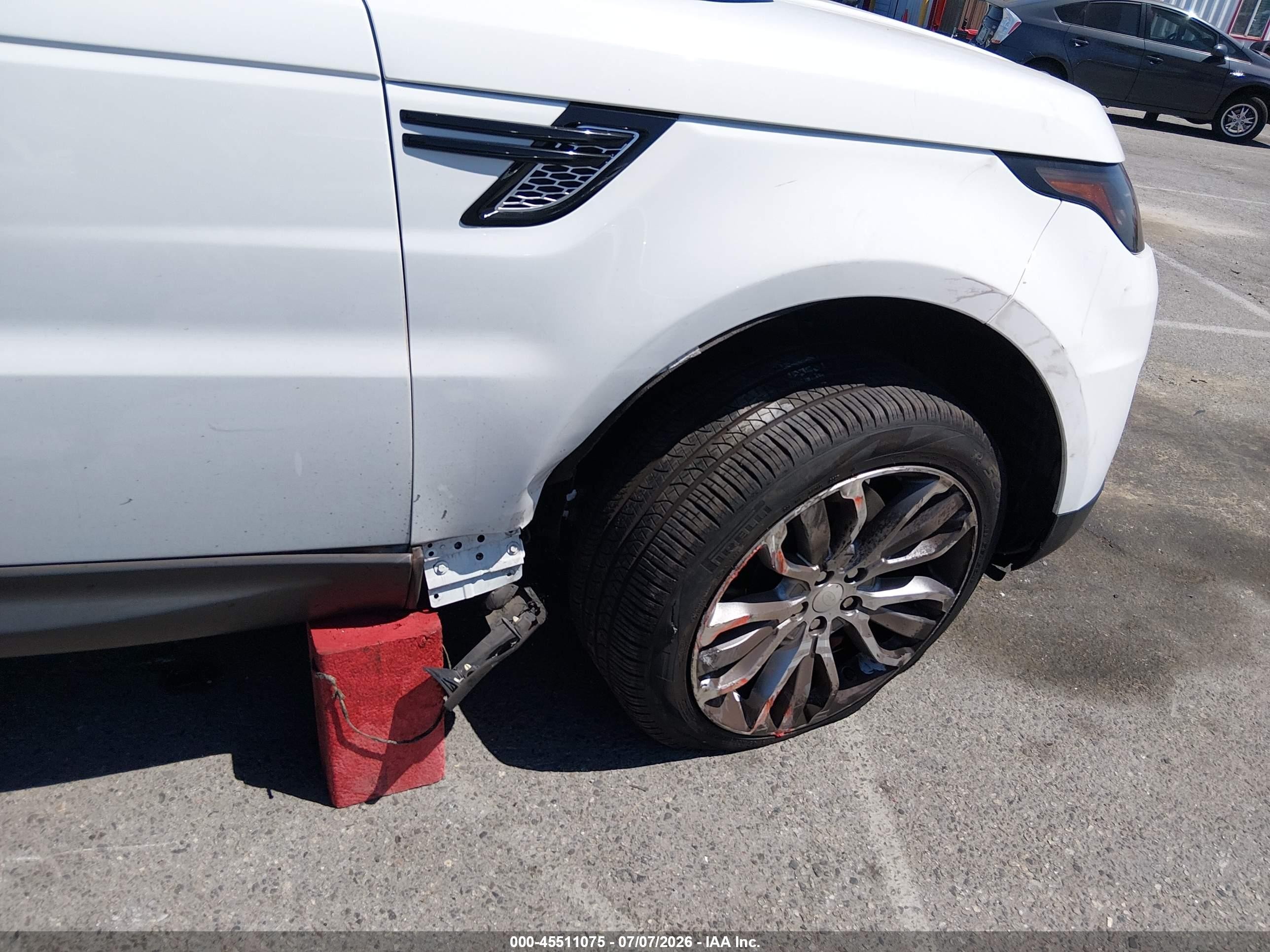 2015 Land Rover Range Rover Sport 5.0l V8 Supercharged White vin: SALWR2TFXFA612827