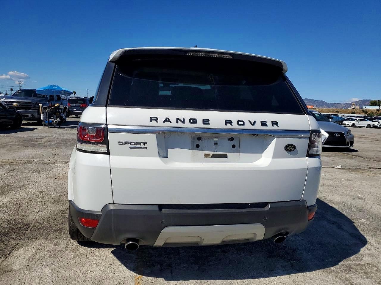 2015 Land Rover Range Rover Sport Hse White vin: SALWR2VF0FA527265