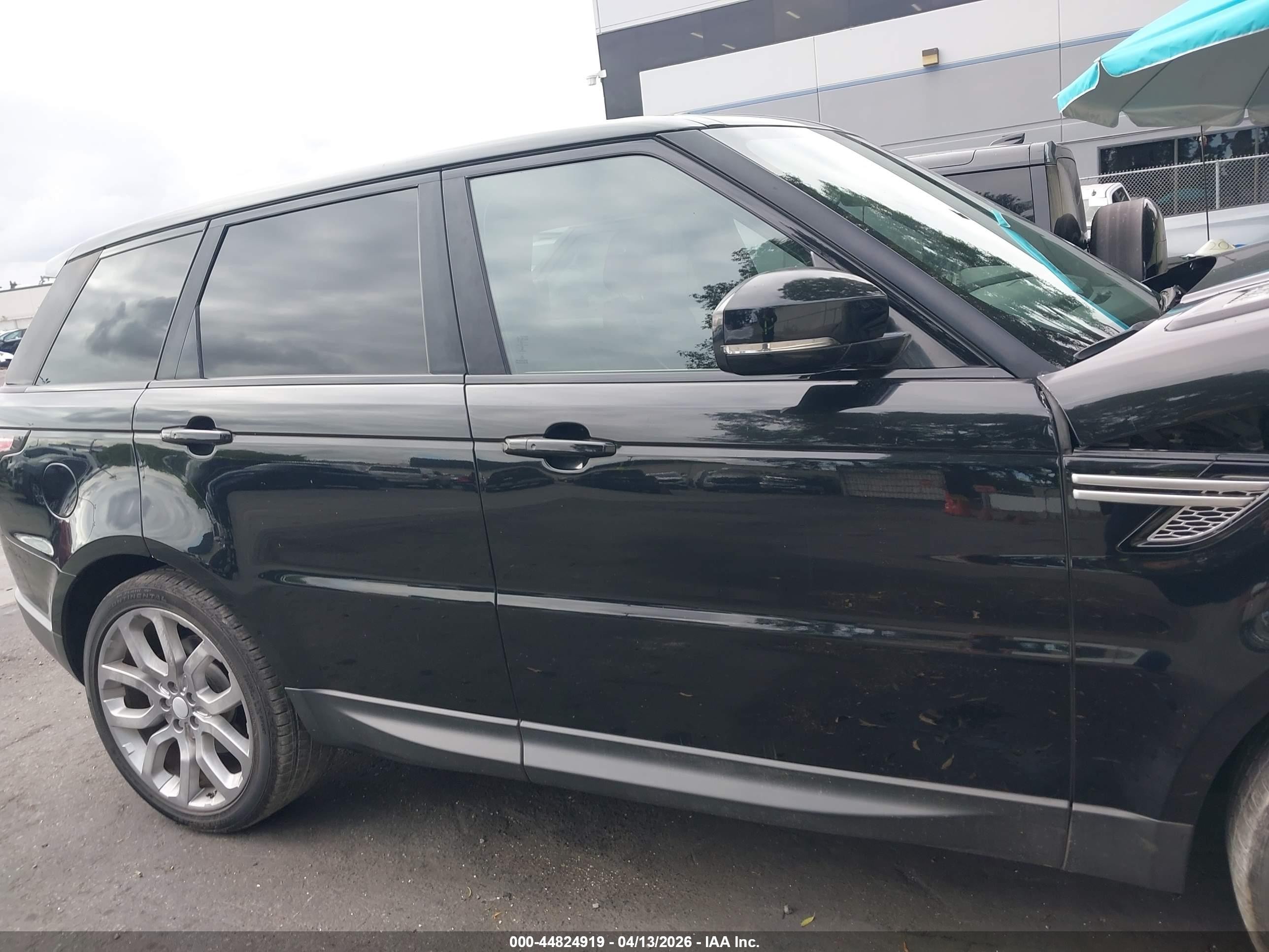 2015 Land Rover Range Rover Sport 3.0l V6 Supercharged Hse Black vin: SALWR2VF0FA537665