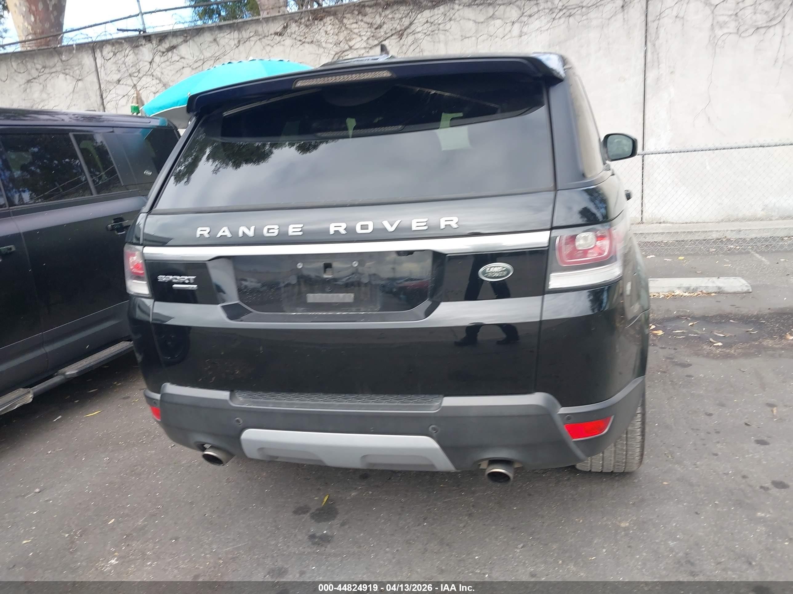 2015 Land Rover Range Rover Sport 3.0l V6 Supercharged Hse Black vin: SALWR2VF0FA537665