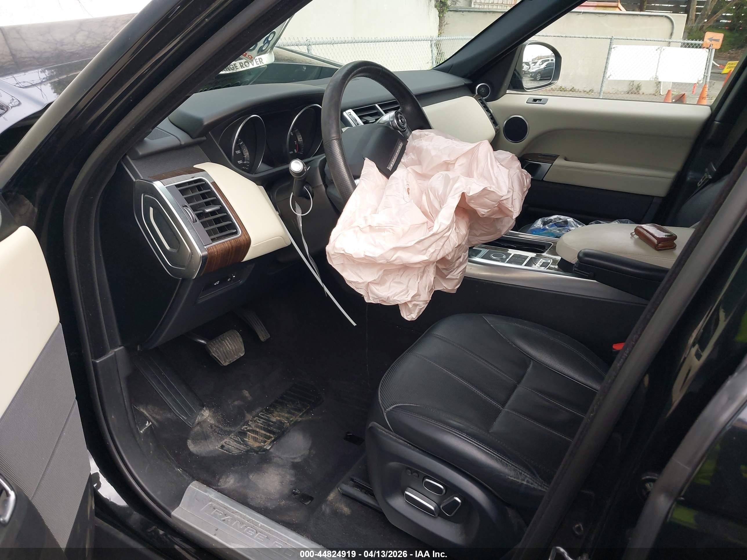 2015 Land Rover Range Rover Sport 3.0l V6 Supercharged Hse Black vin: SALWR2VF0FA537665