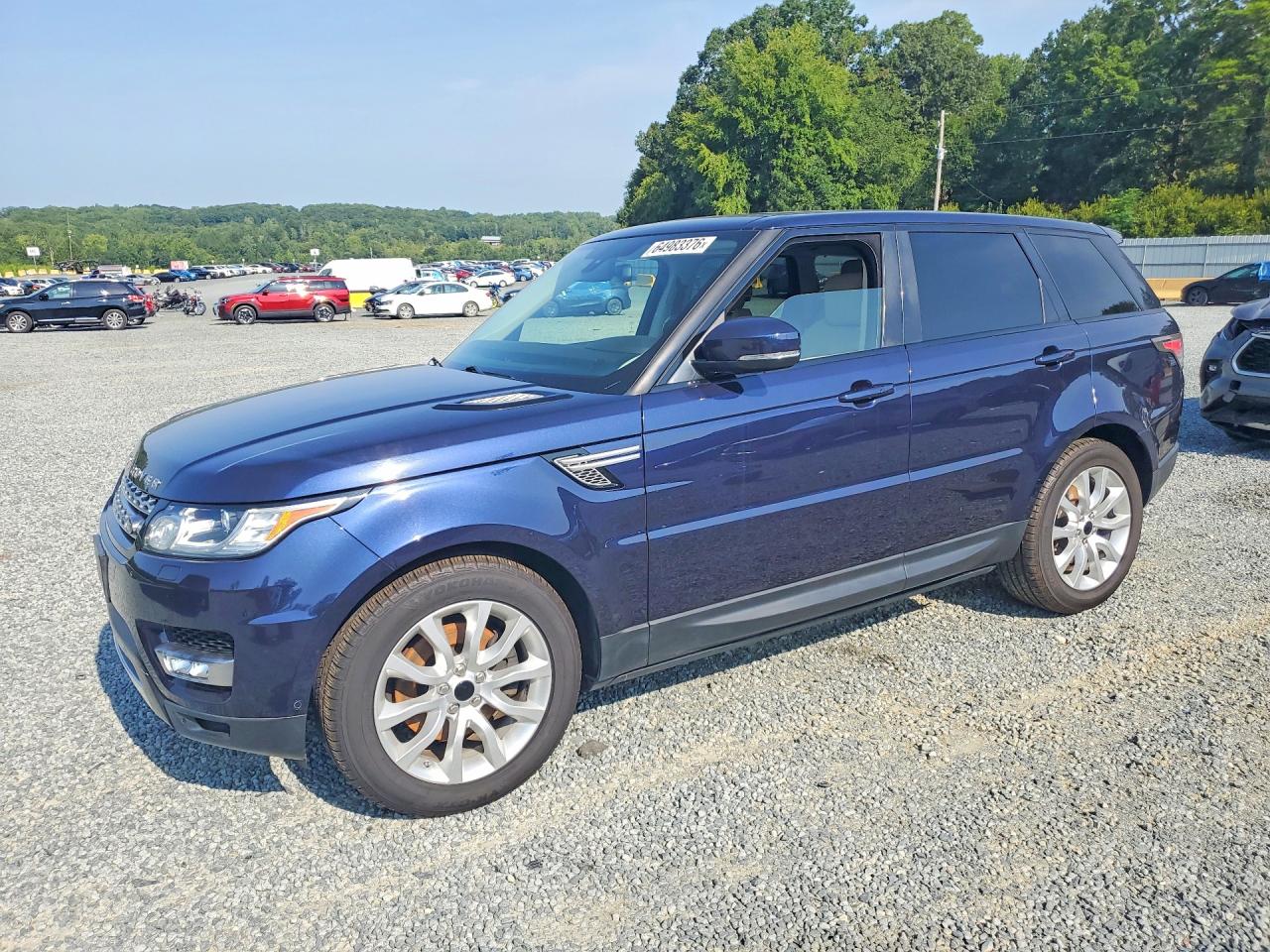 2015 Land Rover Range Rover Sport Hse Синий vin: SALWR2VF0FA608721