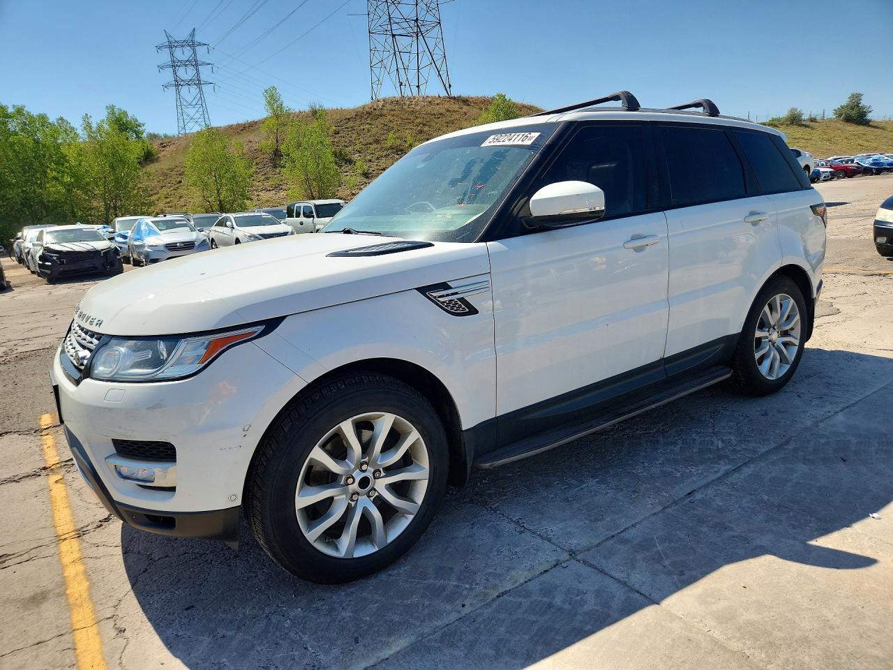 2015 Land Rover Range Rover Sport Hse White vin: SALWR2VF0FA610730