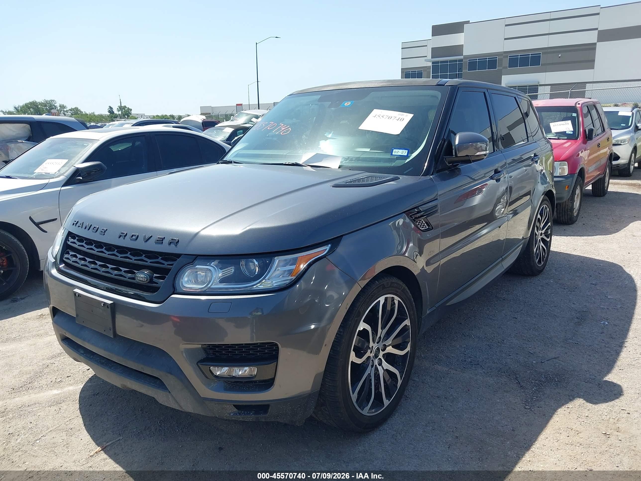 2014 Land Rover Range Rover Sport 3.0l V6 Supercharged Hse Gray vin: SALWR2VF1EA300116